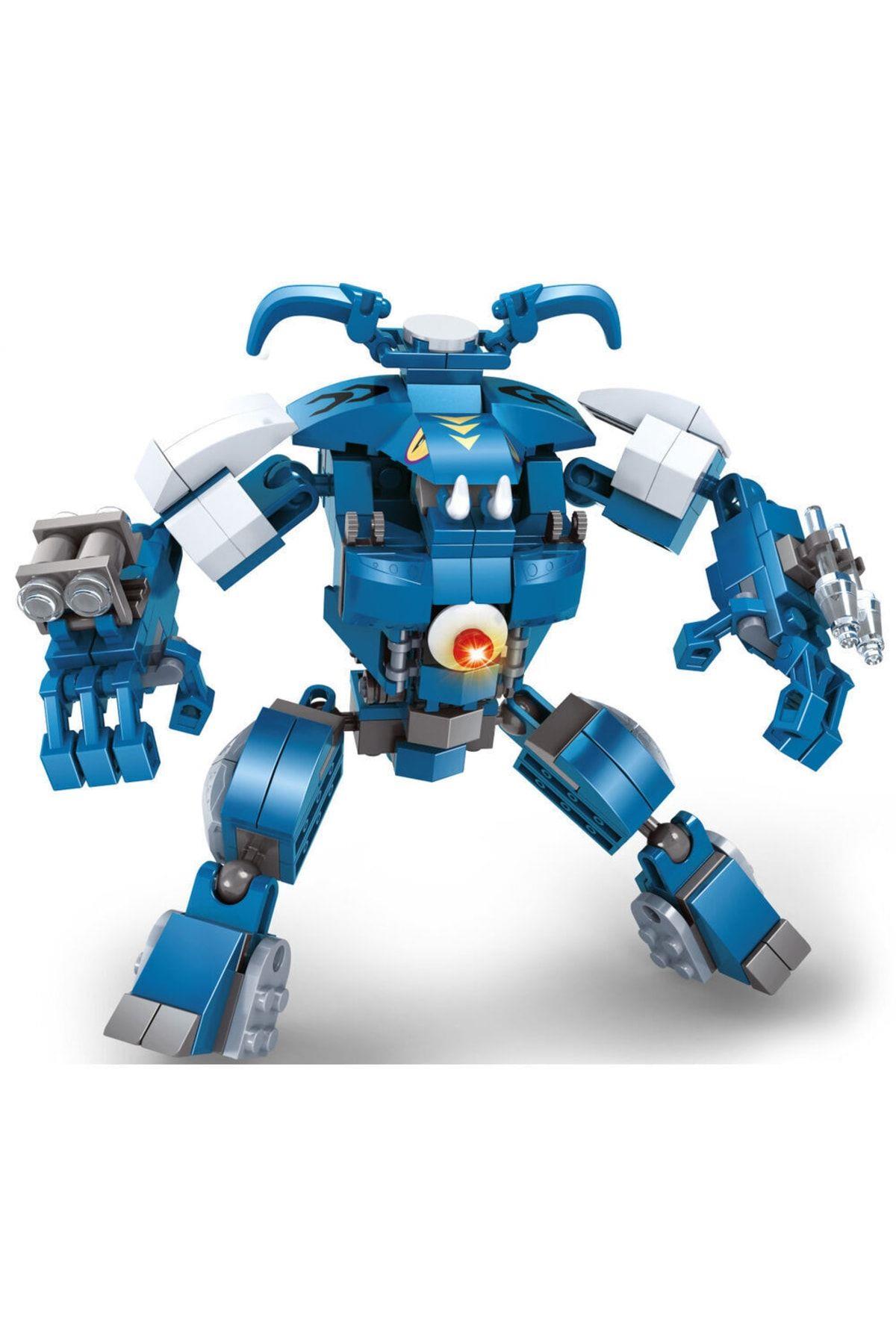 Ausini 232 Parça Mavi Robot-Yapı Oyuncakları