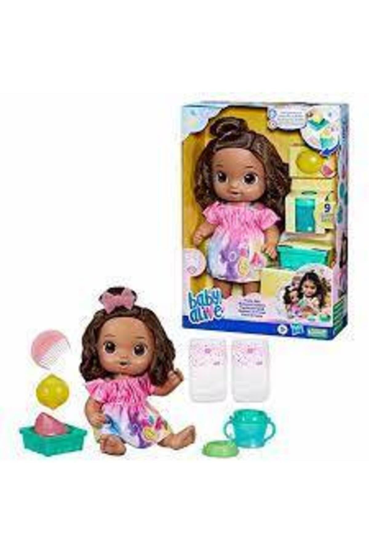 Baby Alive Bebeğimle Eğlenceli Yudumlar Esmer F7357-Oyuncak Bebekler