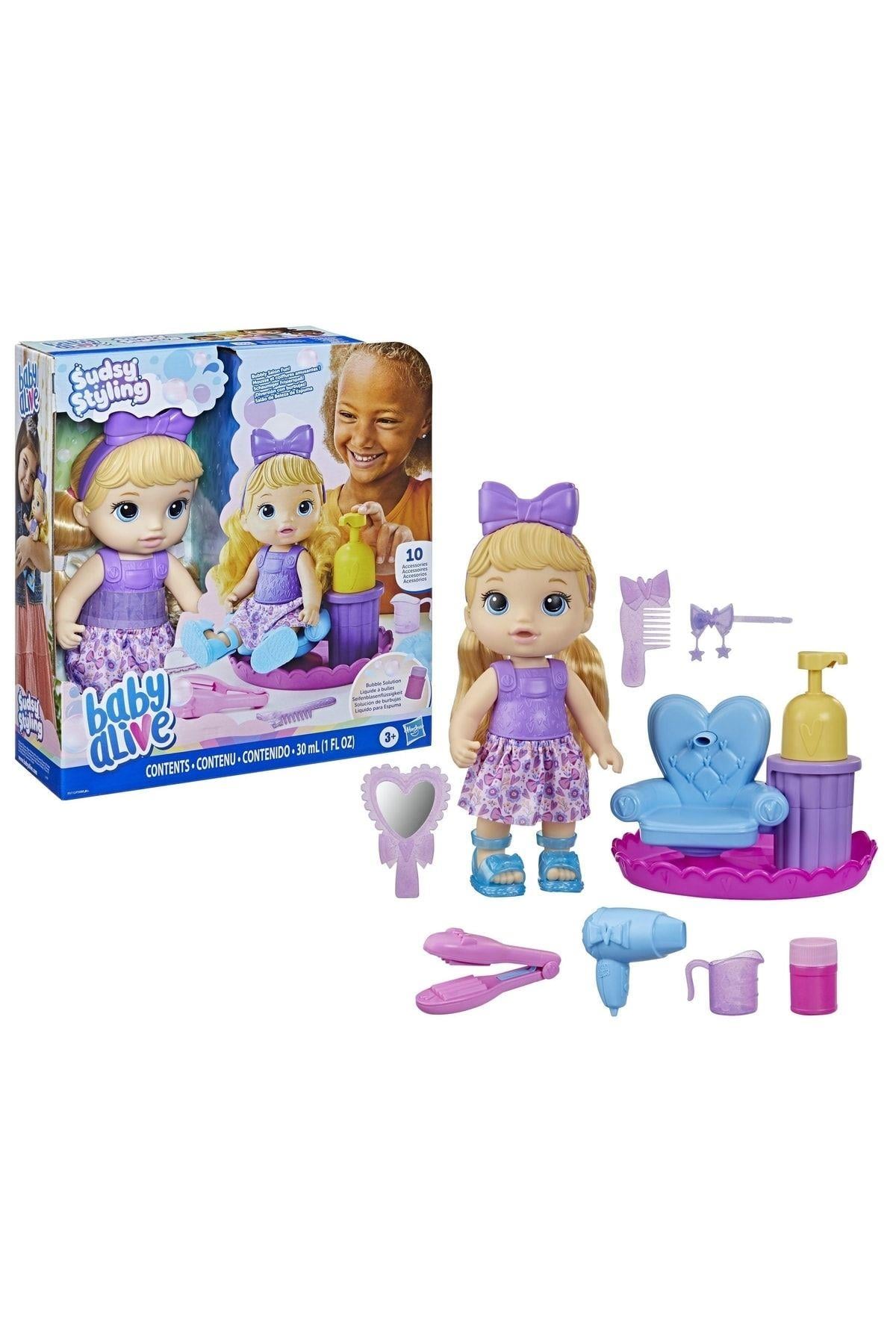Baby Alive Köpüklü Saç Tasarımı Eğlencesi - F5112-Oyuncak Bebekler