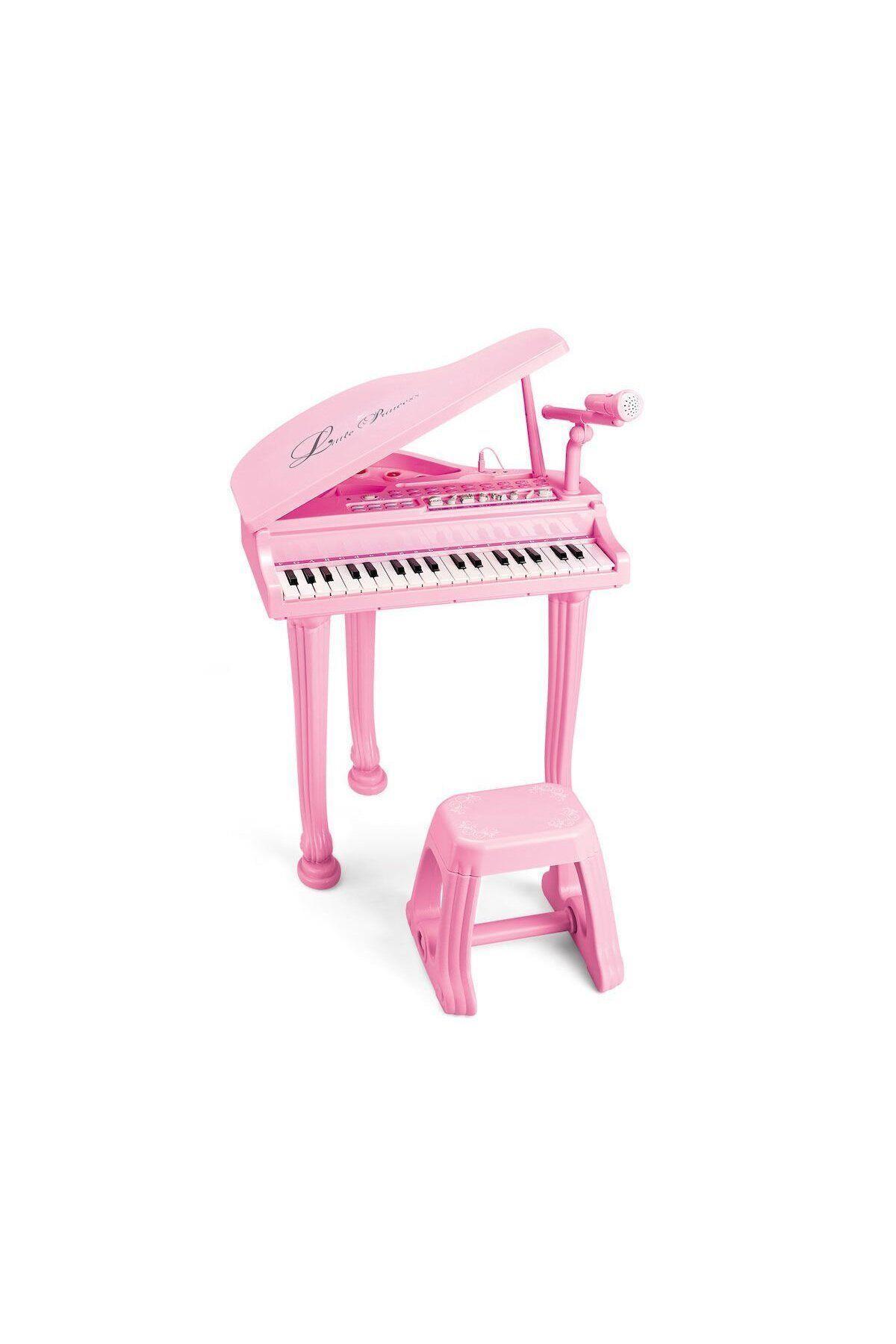 BAO-1403(0213)PINK 37 Tuşlu Büyük Pembe Piano Mp3 ve Mikrofonlu -Vardem-Müzik Aletleri
