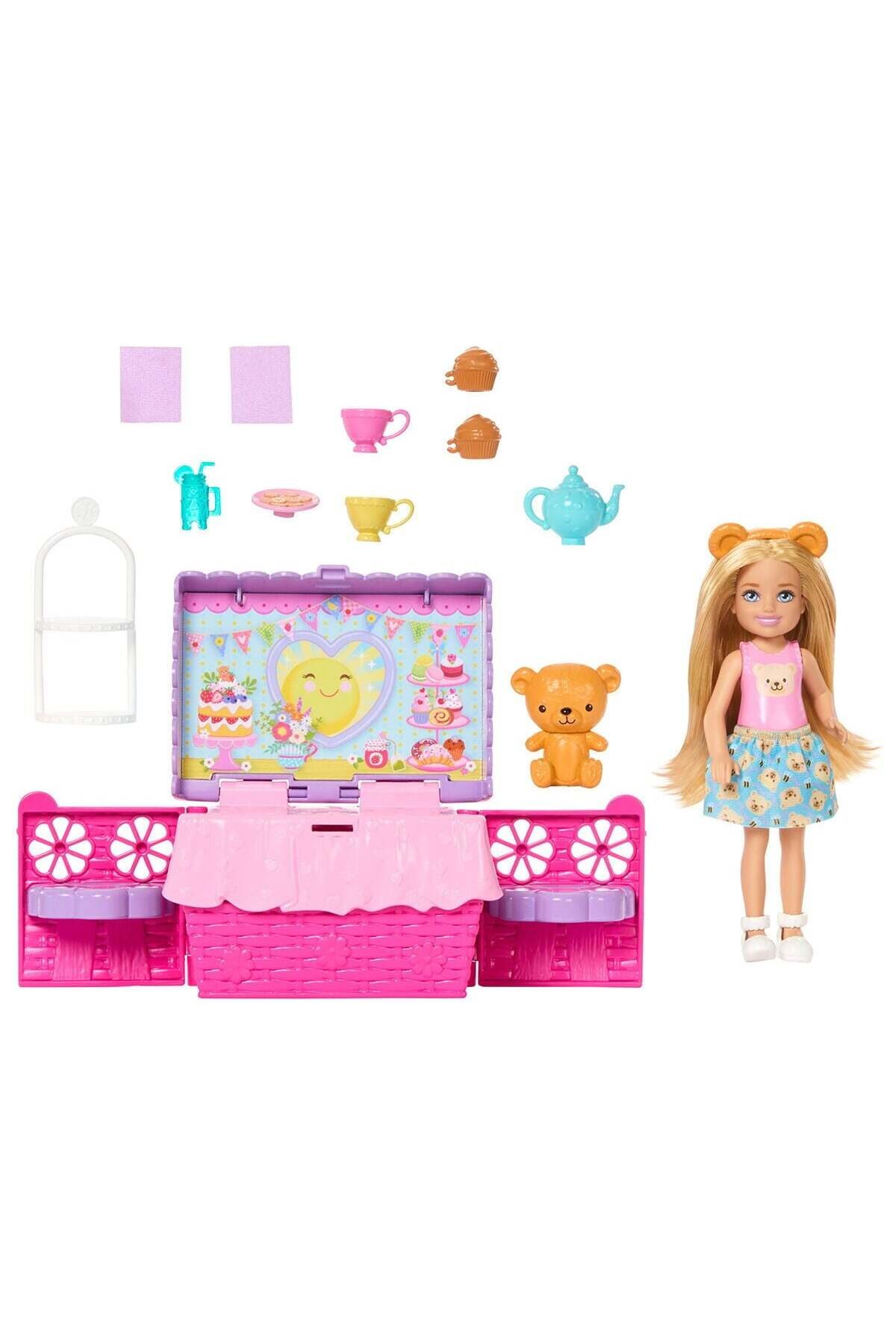 Barbie Chelsea Çay Partisi Oyun Seti JJB40-Oyuncak Bebekler