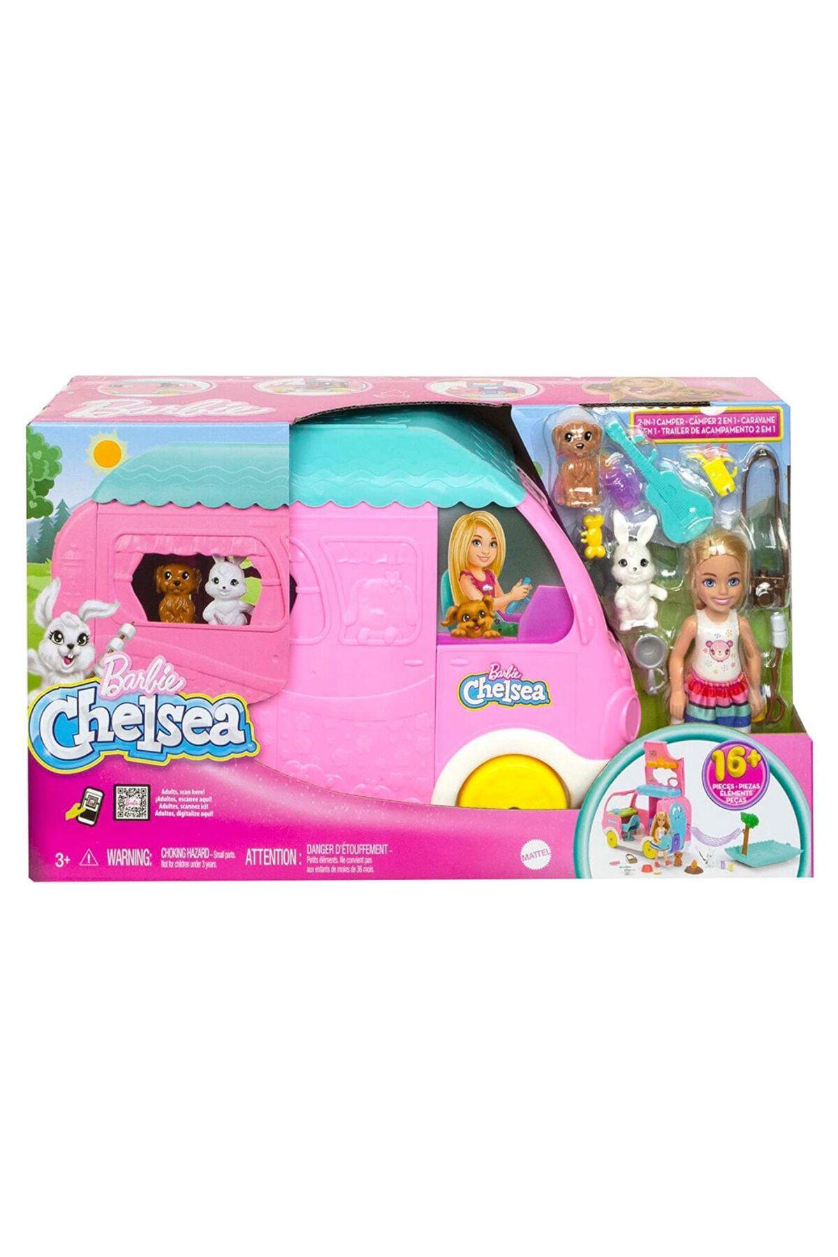 Barbie Chelseanin Yeni Karavanı HNH90-Oyuncak Bebekler