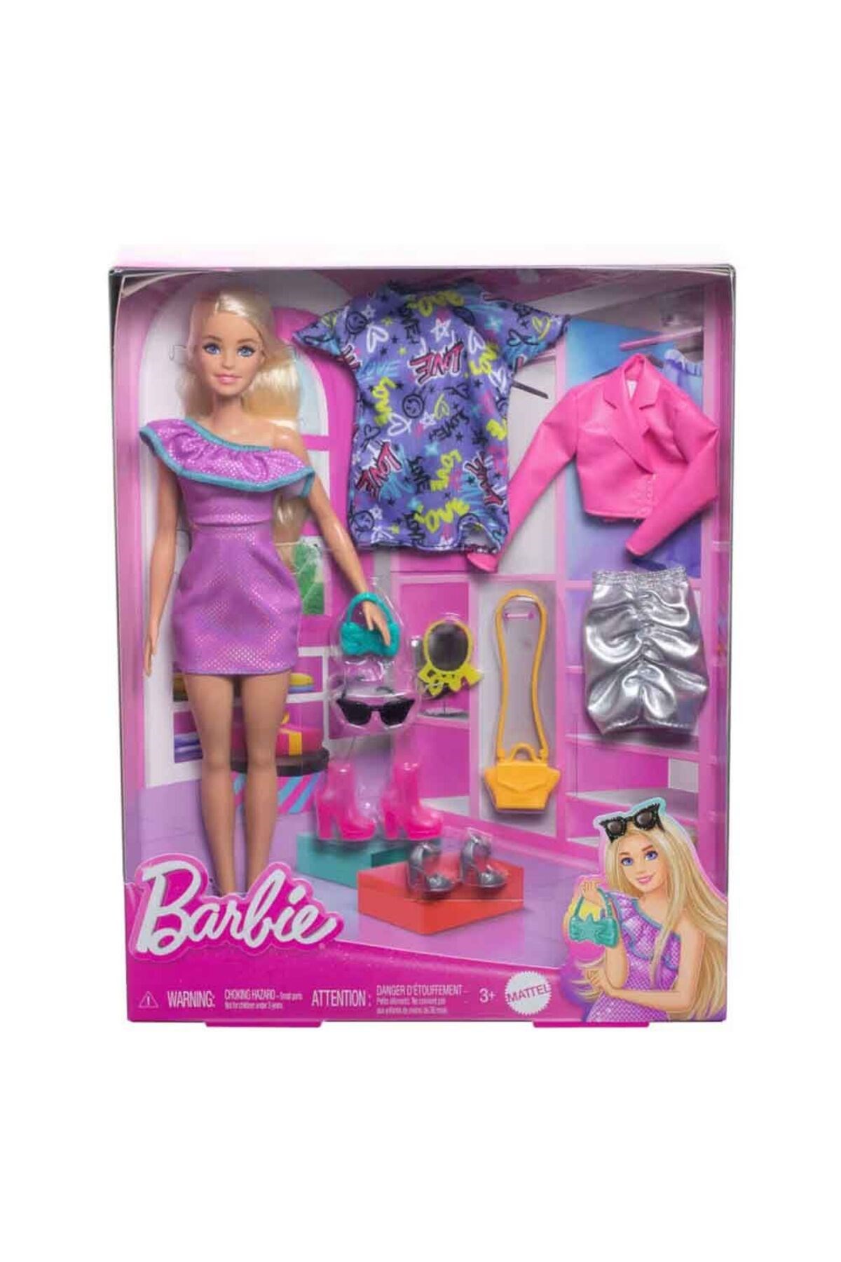 Barbie Moda Bebeği ve Aksesuarları HYT61-Oyuncak Bebekler