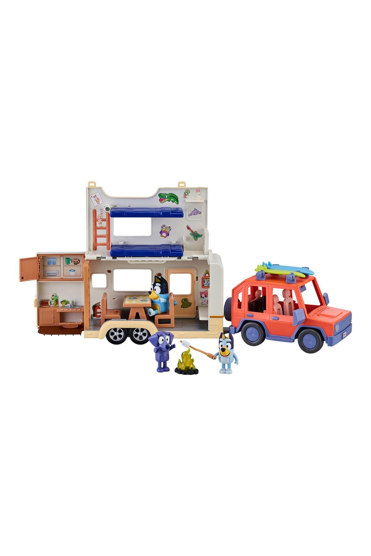 Bluey Karavan Maceraları Büyük Oyun Seti 13096-Eğitici Oyuncak