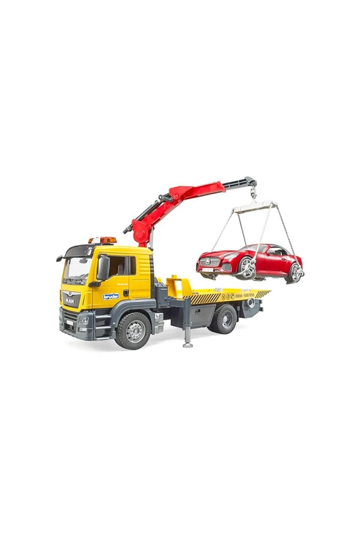 BR03552 Scania 560R Çekici ve Roadster Araba - Bruder-Oyuncak Arabalar ve Kamyonlar