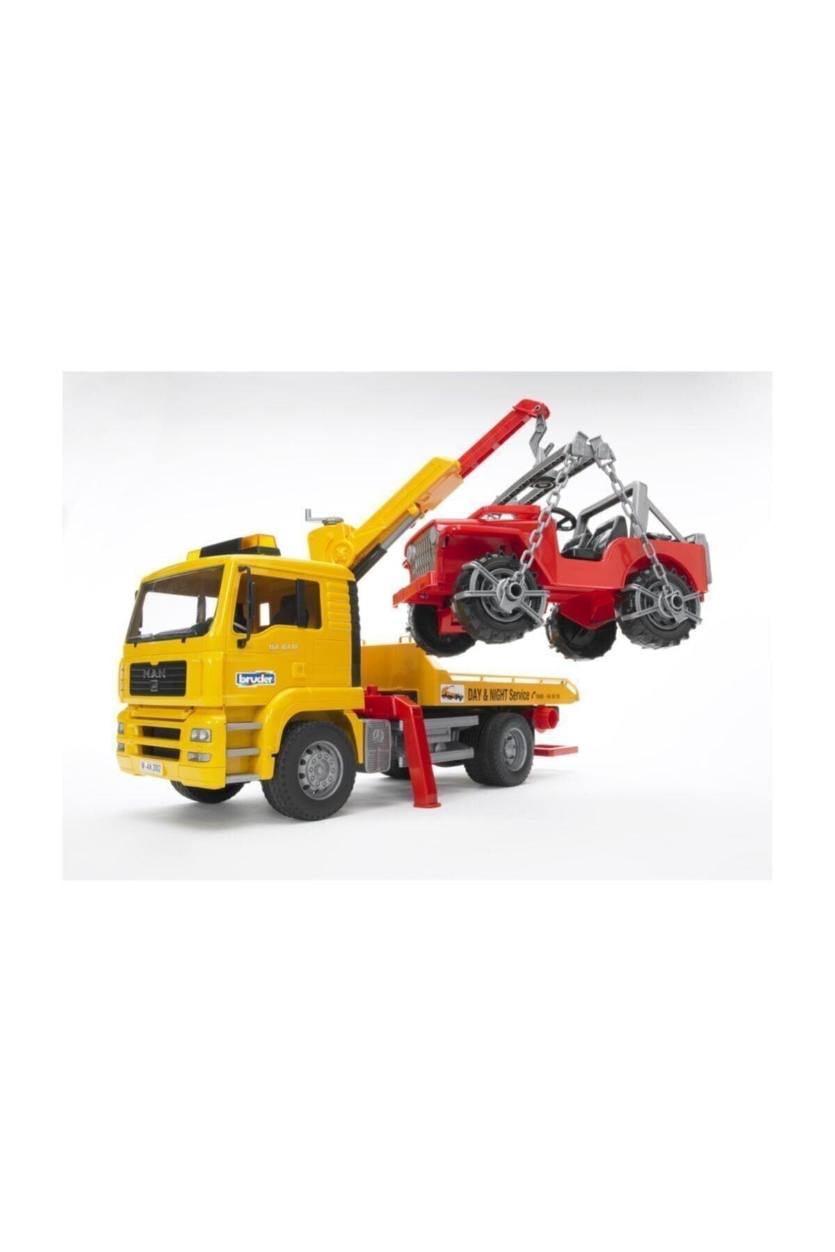 Bruder Man Araba Çekici & Jeep - Br02750-Oyuncak Arabalar ve Kamyonlar