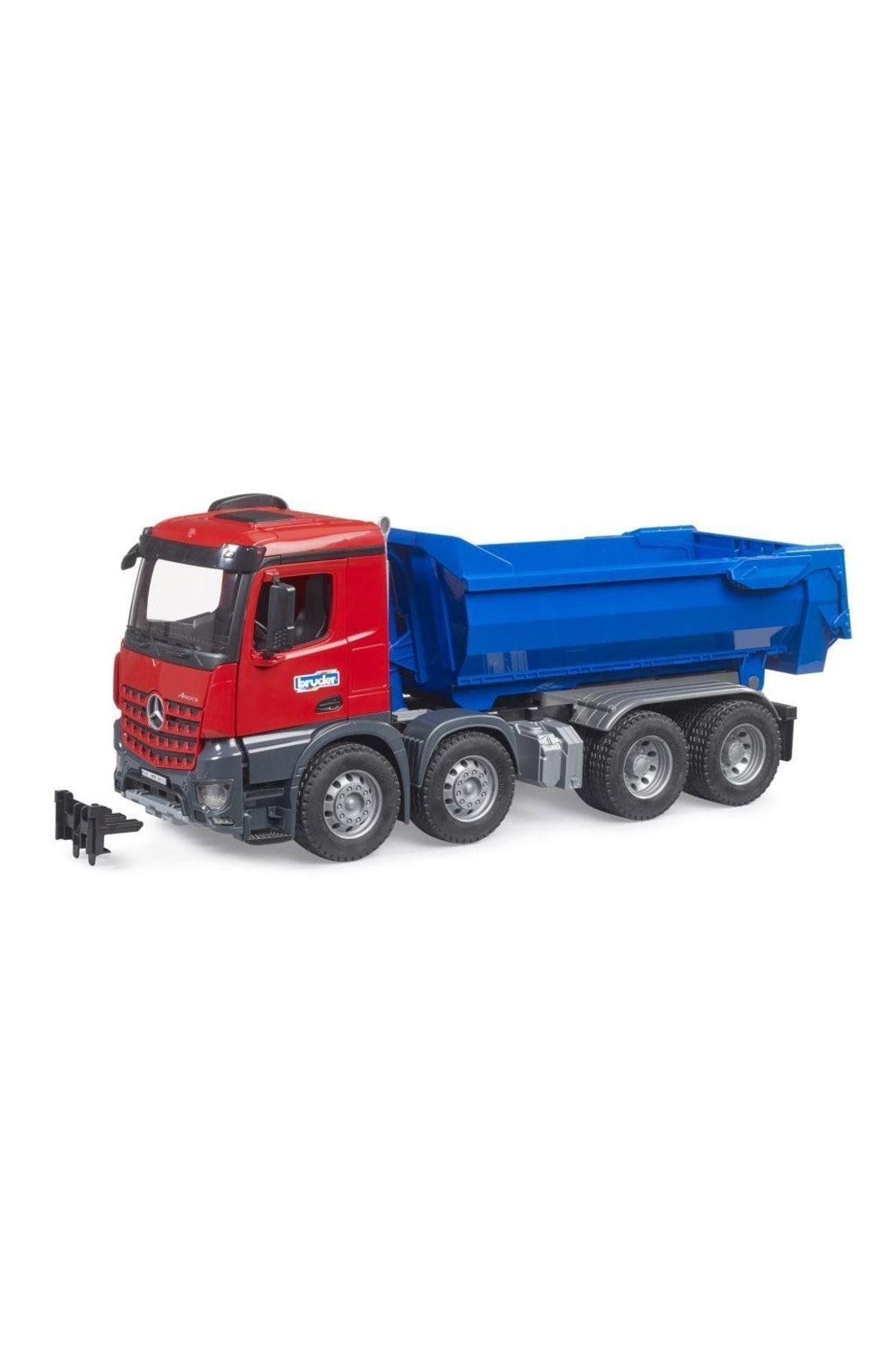 Bruder Mb Arocs Damperli Kamyonu - Kırmızı Mavi Br03621-Oyuncak Arabalar ve Kamyonlar