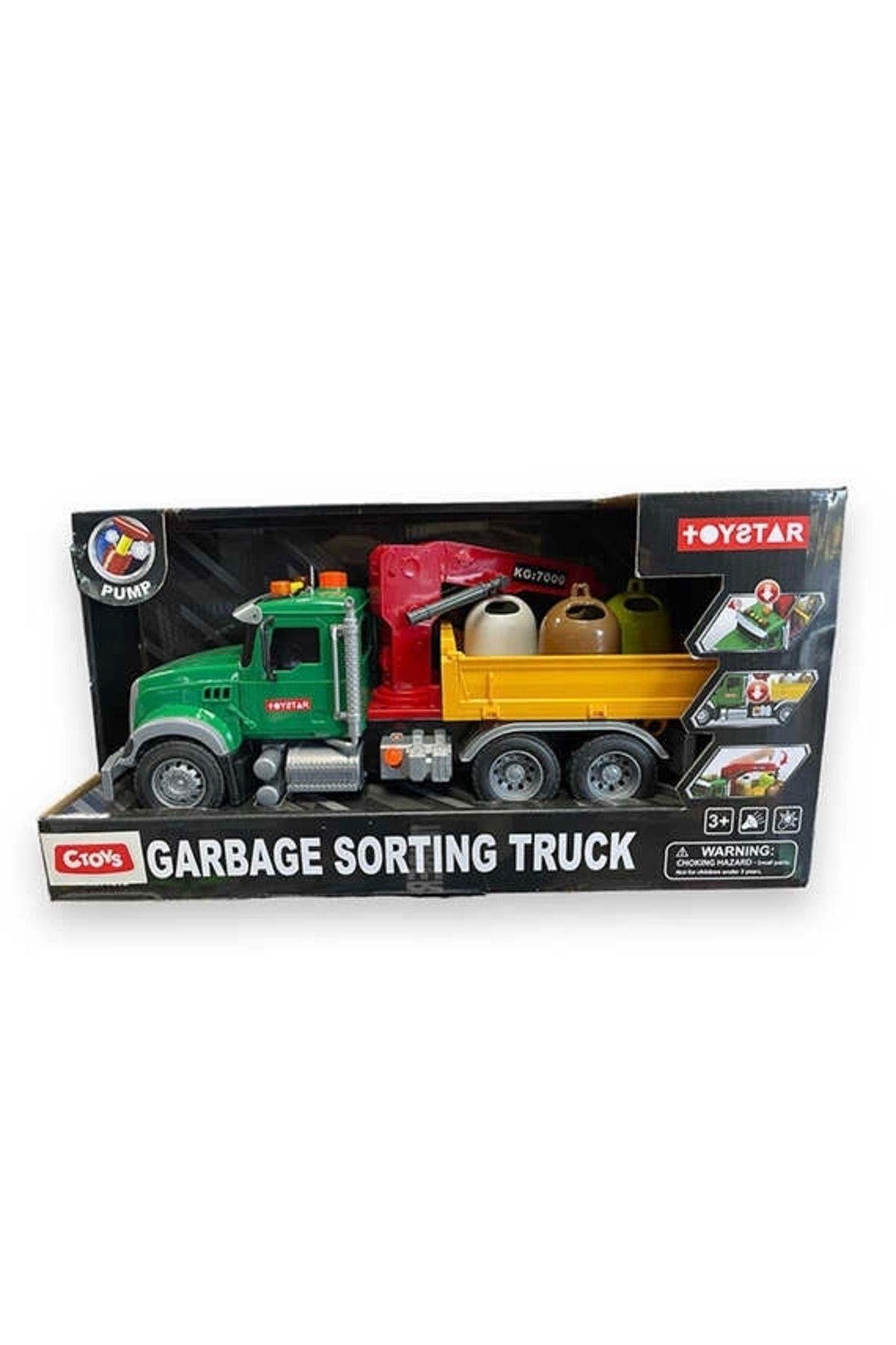CEREN IŞIKLI VE SESLİ HAFRİYAT KAMYONU CTOY-666-81P-Oyuncak Arabalar ve Kamyonlar