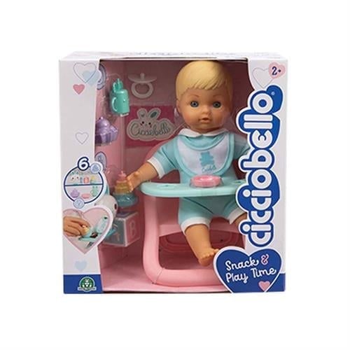 Cicciobello Yumuş Bebek ve Oyun Seti 24 cm CCBA8000-Oyuncak Bebekler