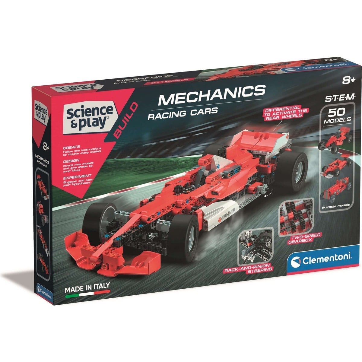 Clementoni Mekanik Laboratuvarı Yarış Arabaları Formula 1-Eğitici Oyuncak