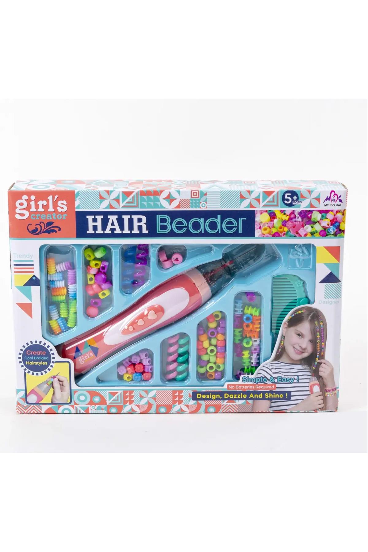 Creator Boncuklu Saç Tasarım Hobi Seti-Kız Rol Oyuncakları