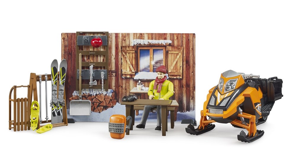 Dağ Evi Seti Kayakçı ve Kar Aracı BR63102