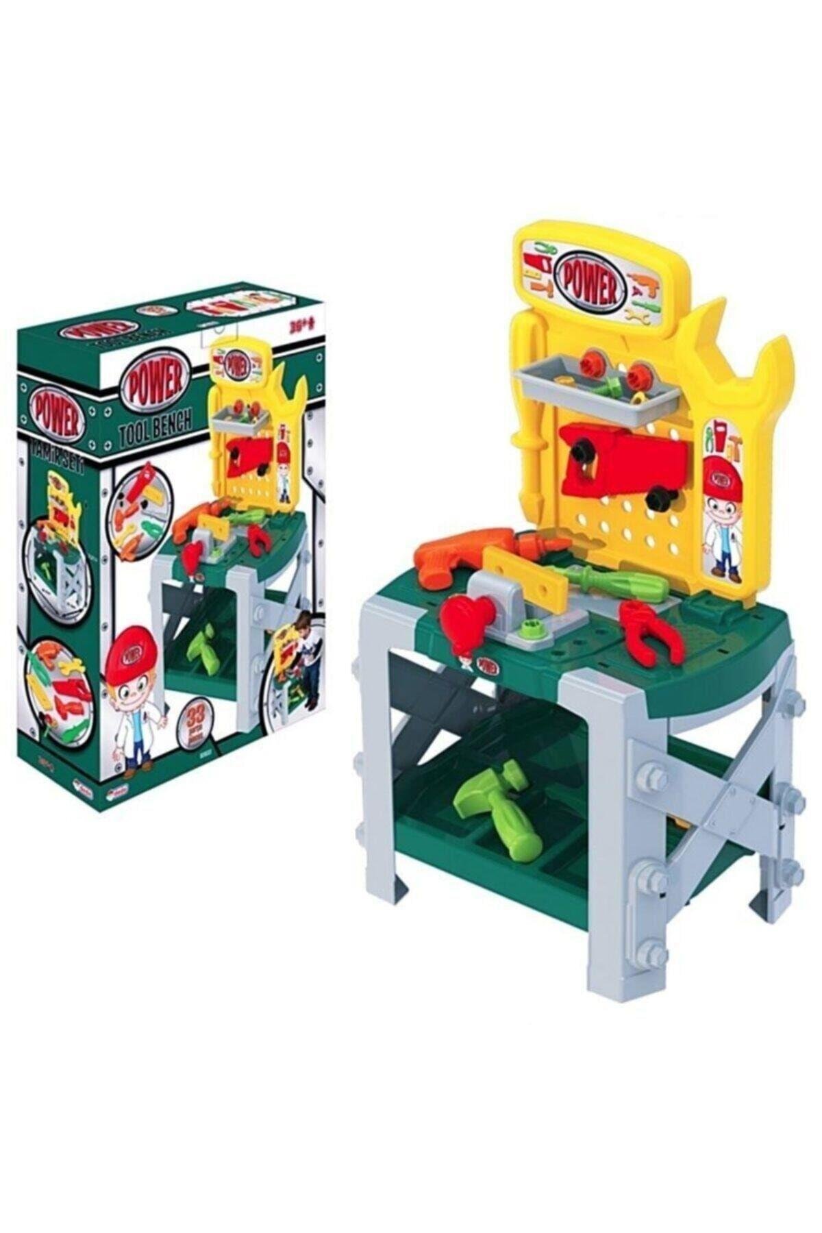 DEDE Power Tool Bench 33 Parça Tamir Seti 3033-Erkek Rol Oyuncakları