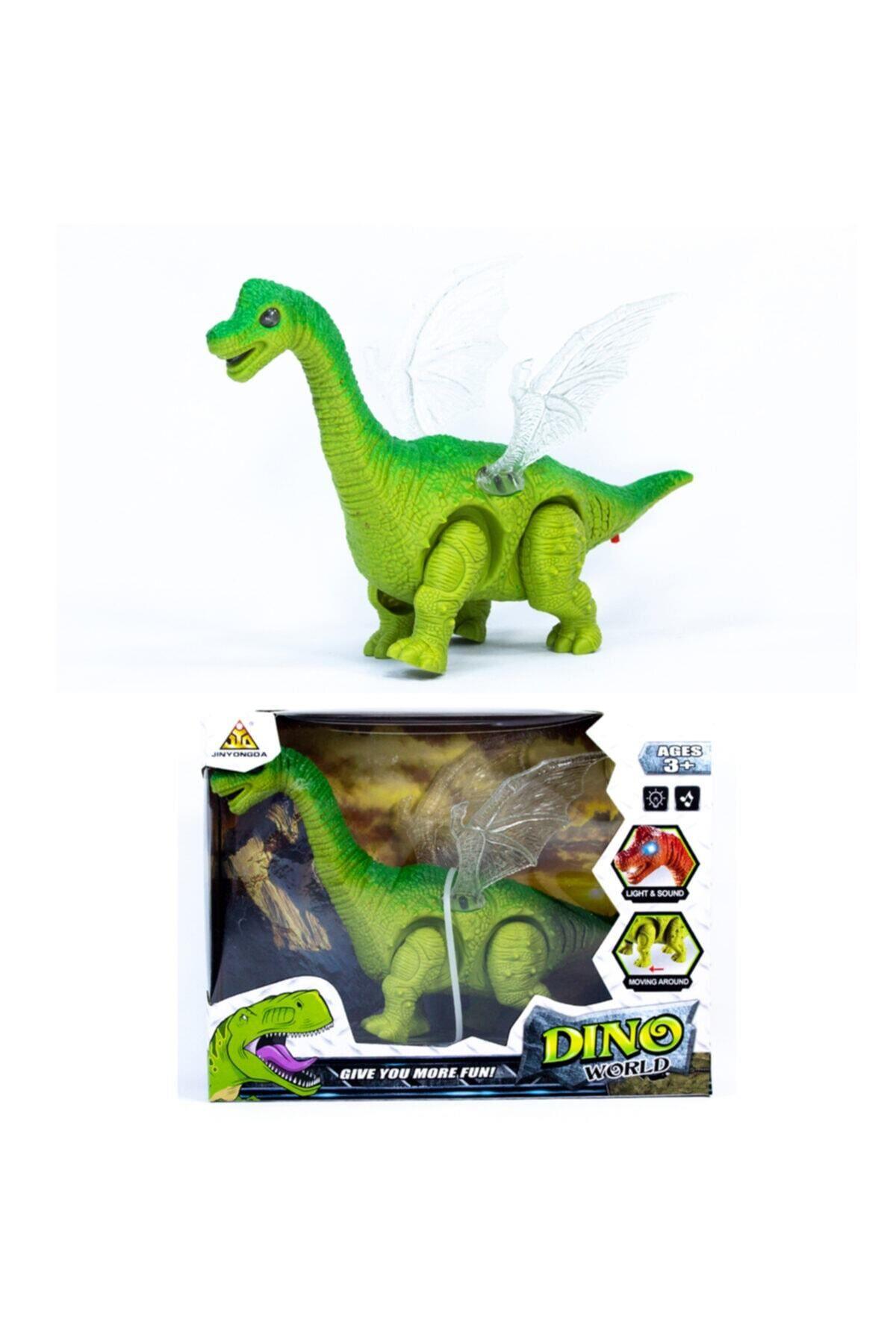 Dino World Pilli Işıklı Ve Sesli Yürüyebilen Oyuncak Dinazor-Hayvan Figürleri