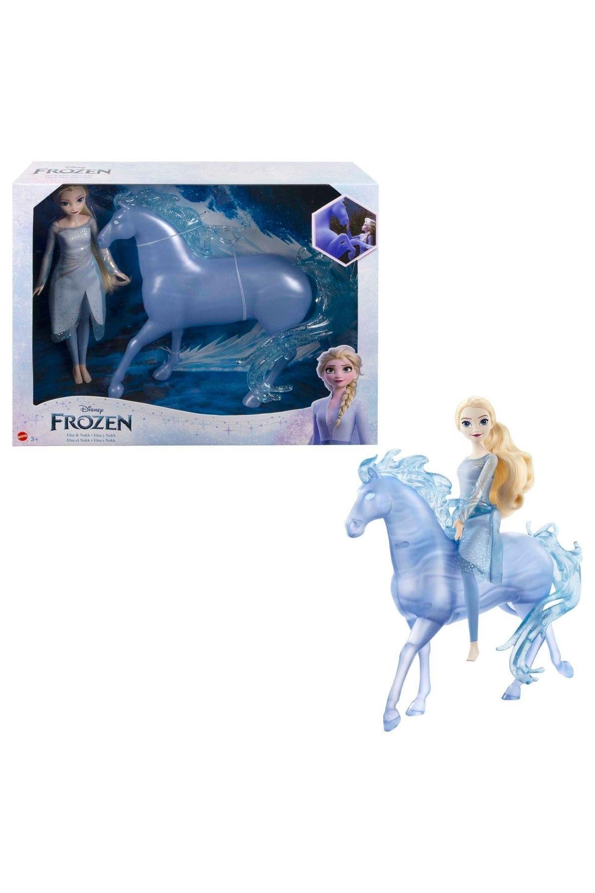 DİSNEY PRİNCESS Disney Karlar Ülkesi Elsa ve Güzel Atı Nokk-Oyuncak Bebekler