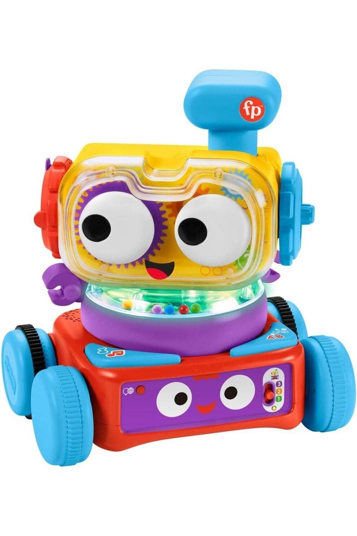 FISHER PRICE 4'ü 1 Arada Eğlenceli Robot (türkçe-ingilizce)-Eğitici Oyuncak