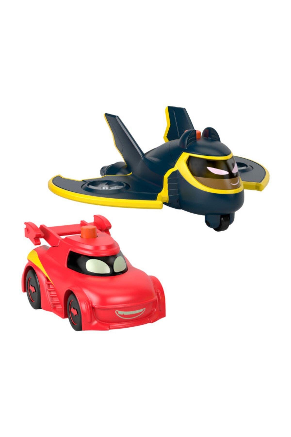 Fisher-Price Batwheels™ Işıklı Yarışçılar, Redbird ve Batwing, 2'li, çocuklar için oyuncaklar HML26-Çeşitli Figürler