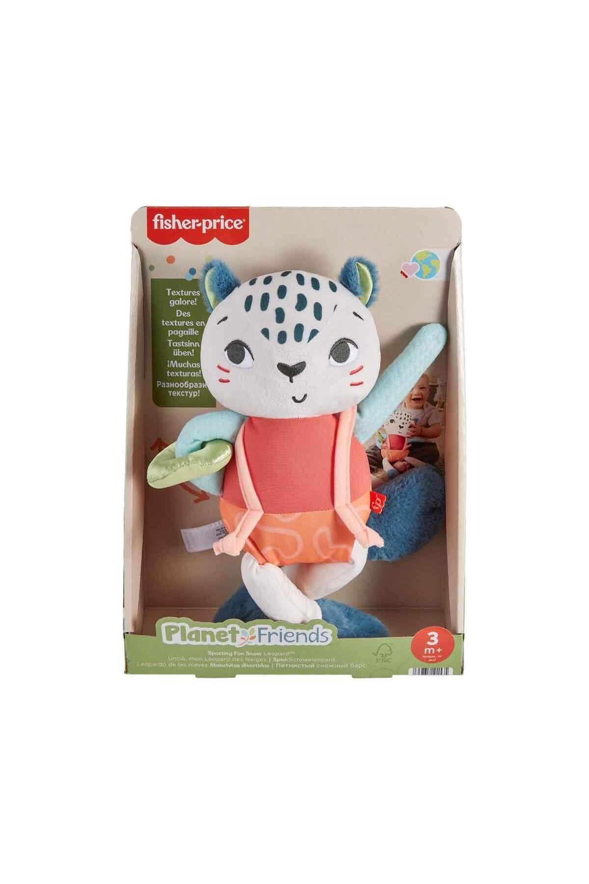 Fisher-Price Eğlenceli Dostum Kar Leoparı™ Fisher-Price Planet Friends, bebekler için oyuncak HKD64-Eğitici Oyuncak