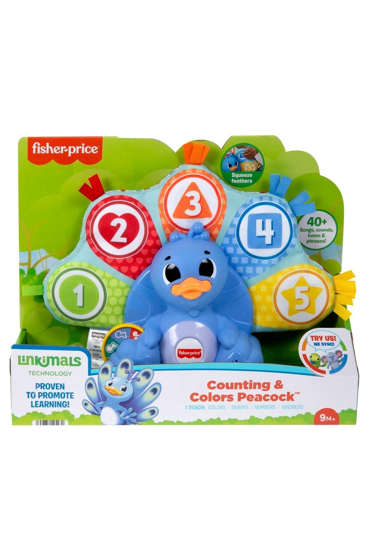 FISHER PRICE Fisher-Price Linkimals -Rengarenk Tavus Kuşu™-Eğitici Oyuncak