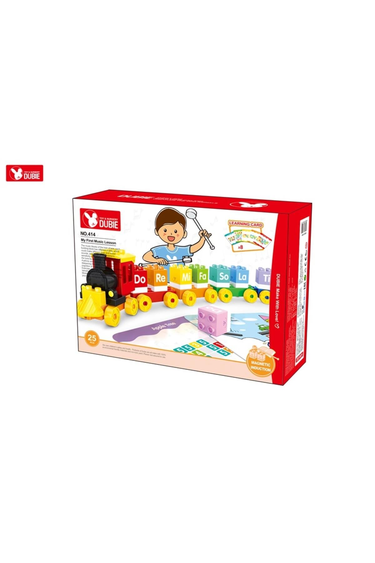 Galtoys Wange Dubıe Müzik Treni 414 (+6 Kart) 25 Parça-Eğitici Oyuncak