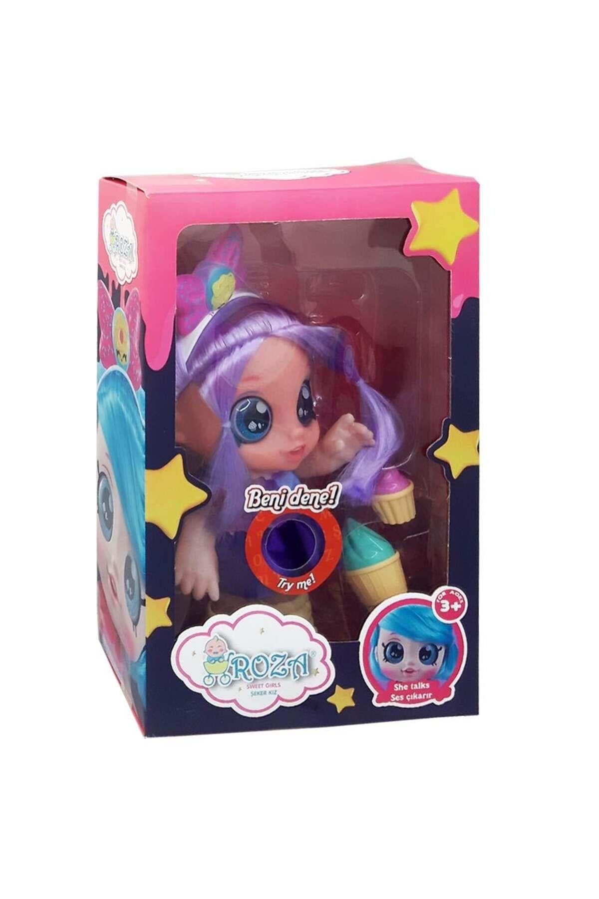 Global GL100354 Roza Şeker Kız Bebek-Oyuncak Bebekler