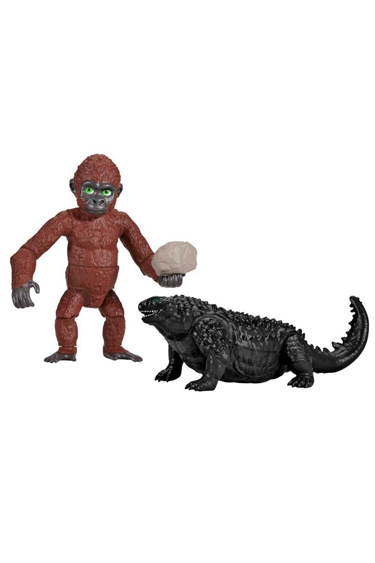 Godzilla X Kong Aksiyon Figürü With Titanus Doug @Suko@  Lisanslı-Hayvan Figürleri