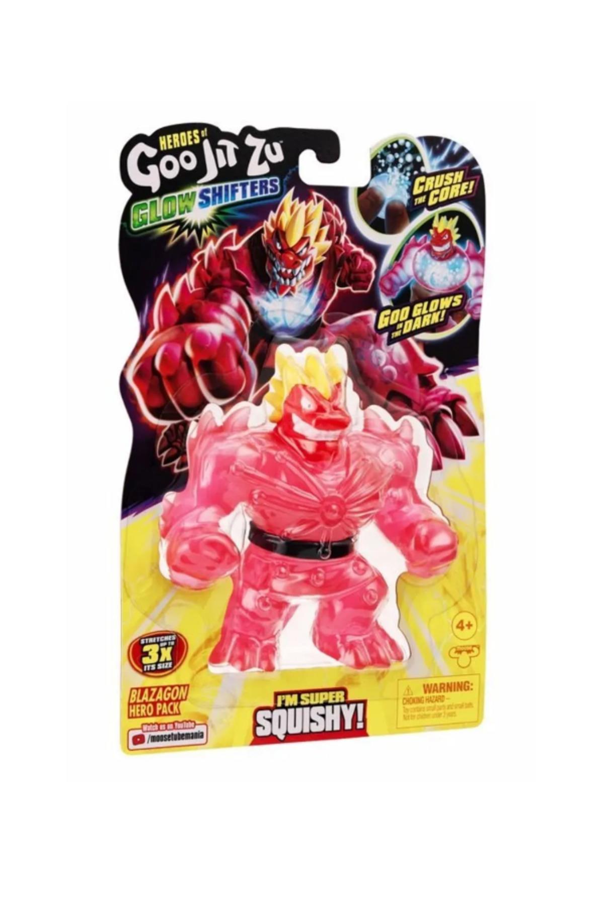 Goo Jit Zu Glow Shifters Blazagon Tekli Paket-Karakter Figürleri