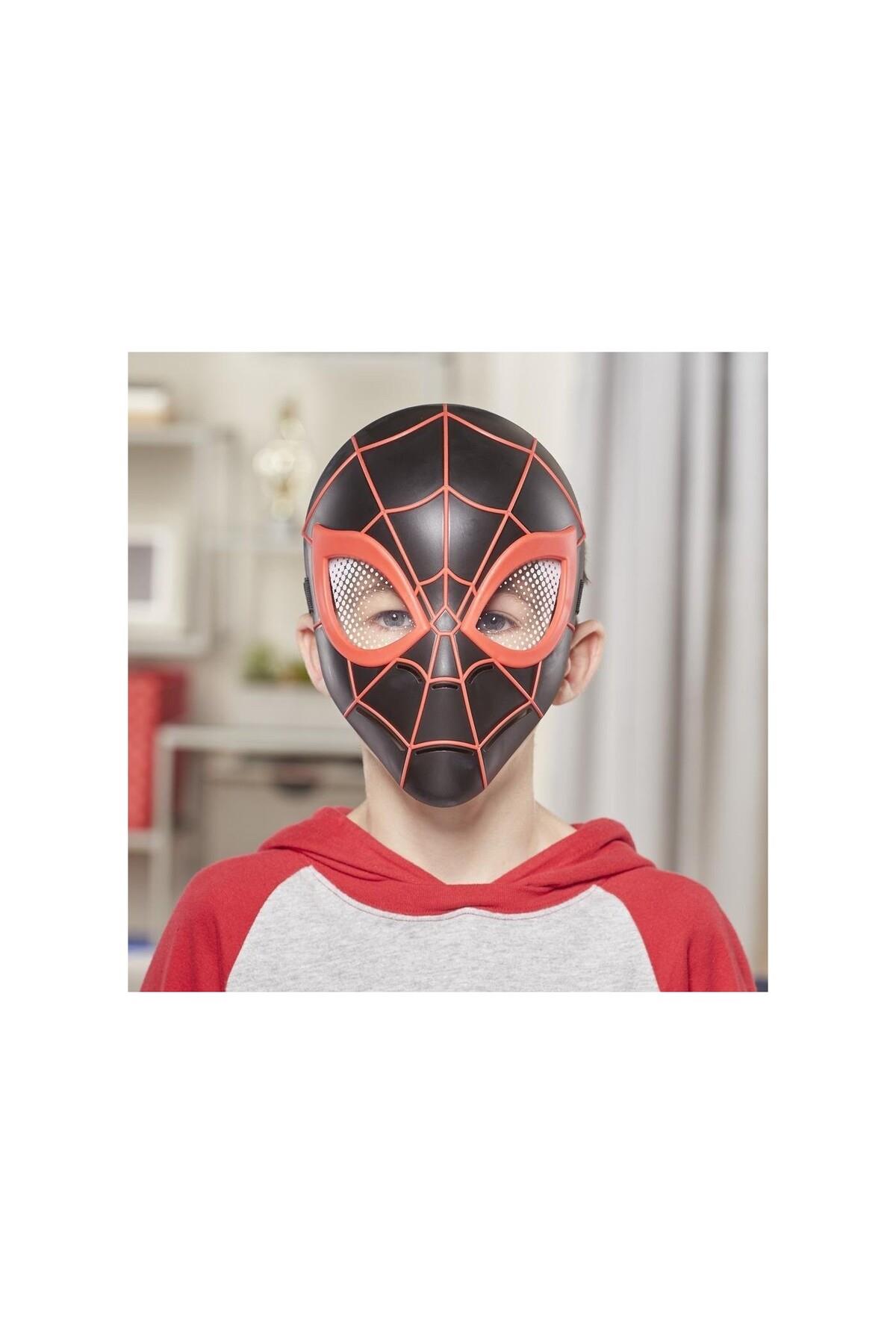 Hasbro Marvel Spider-Man Miles Morales Kahraman Maskesi – Çocuk Kostüm Aksesuarı-Karakter Figürleri