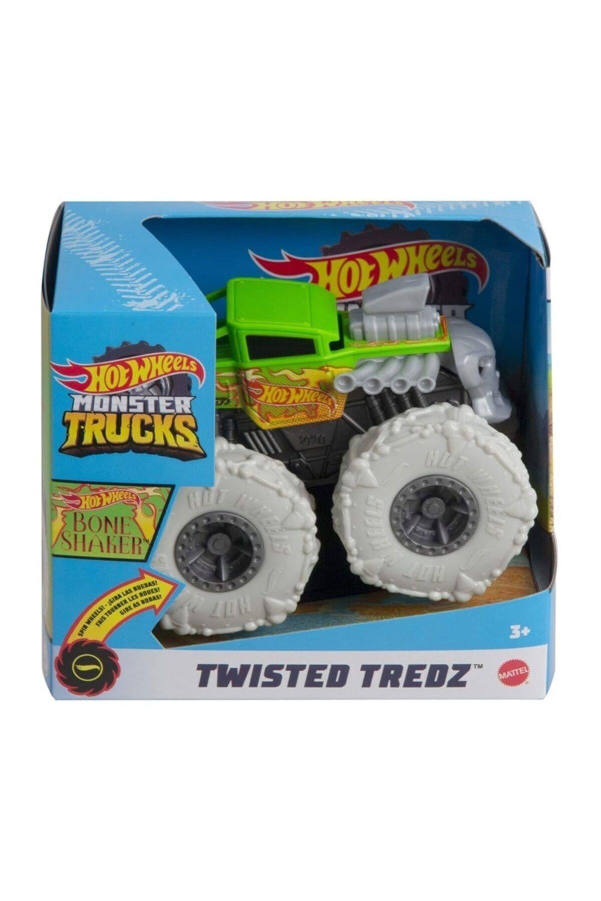 HOT WHEELS Monster Trucks 1:43 Çek Bırak Bone Shaker Gvk37-gvk38 Lisanslı Ürün-Oyuncak Arabalar ve Kamyonlar