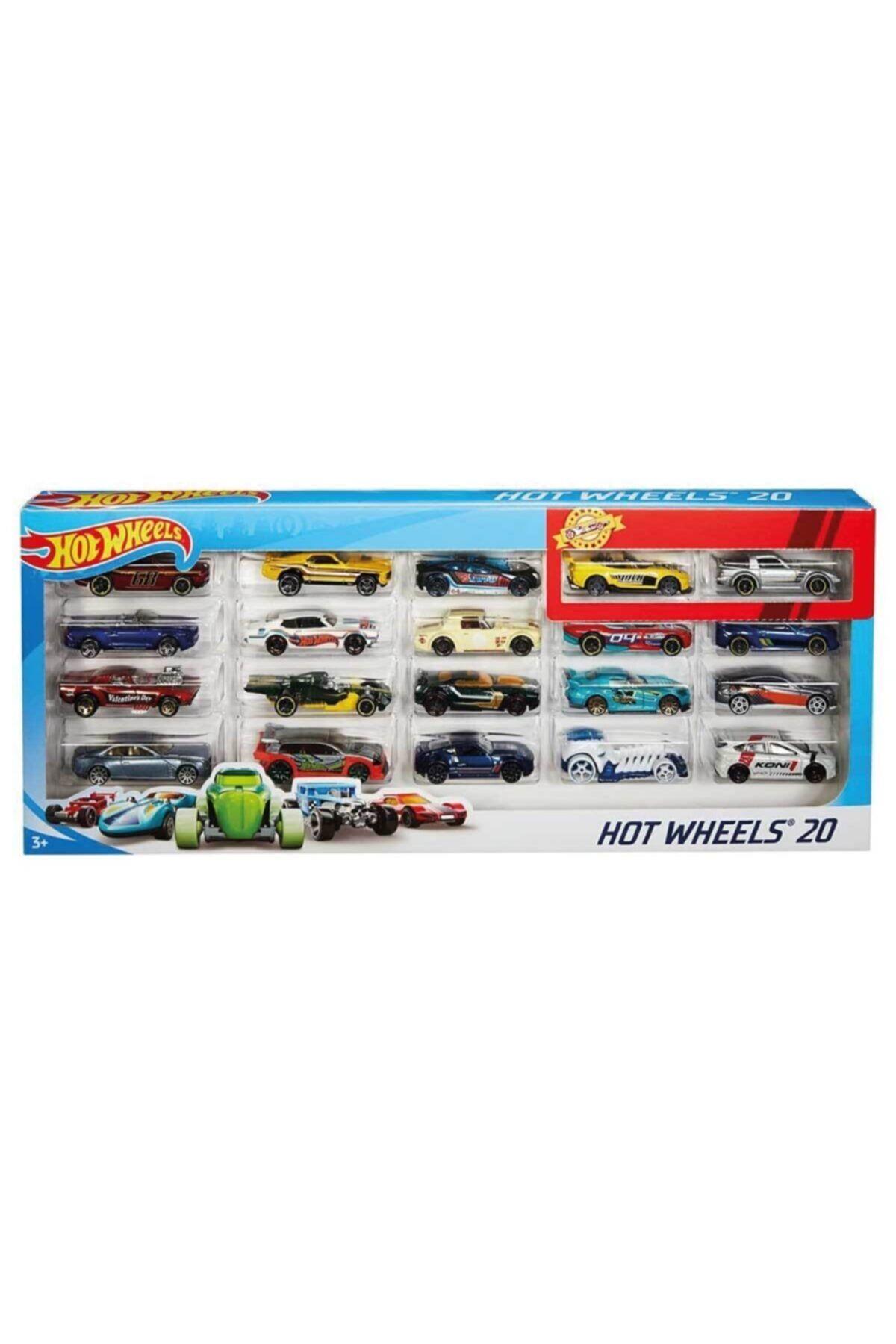 HOT WHEELS Yirmili Araba Seti-Karışık H7045 -Oyuncak Arabalar ve Kamyonlar
