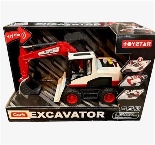 Işıklı ve Sesli Ekskavatör CTOY-666-60P-Maket Araçlar