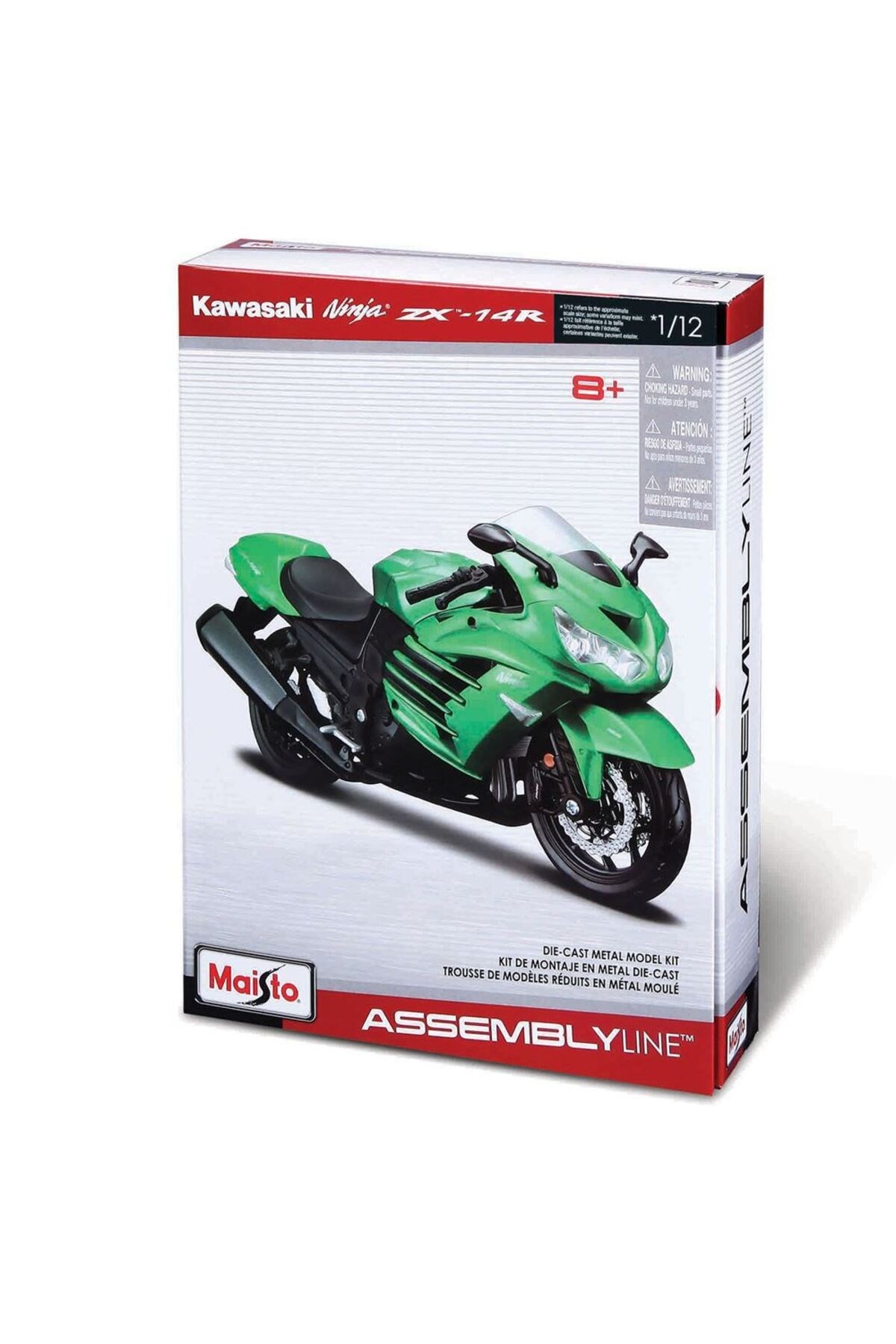 Kawasaki Ninja Zx-14r Model Kit Motosiklet 1/12 39197