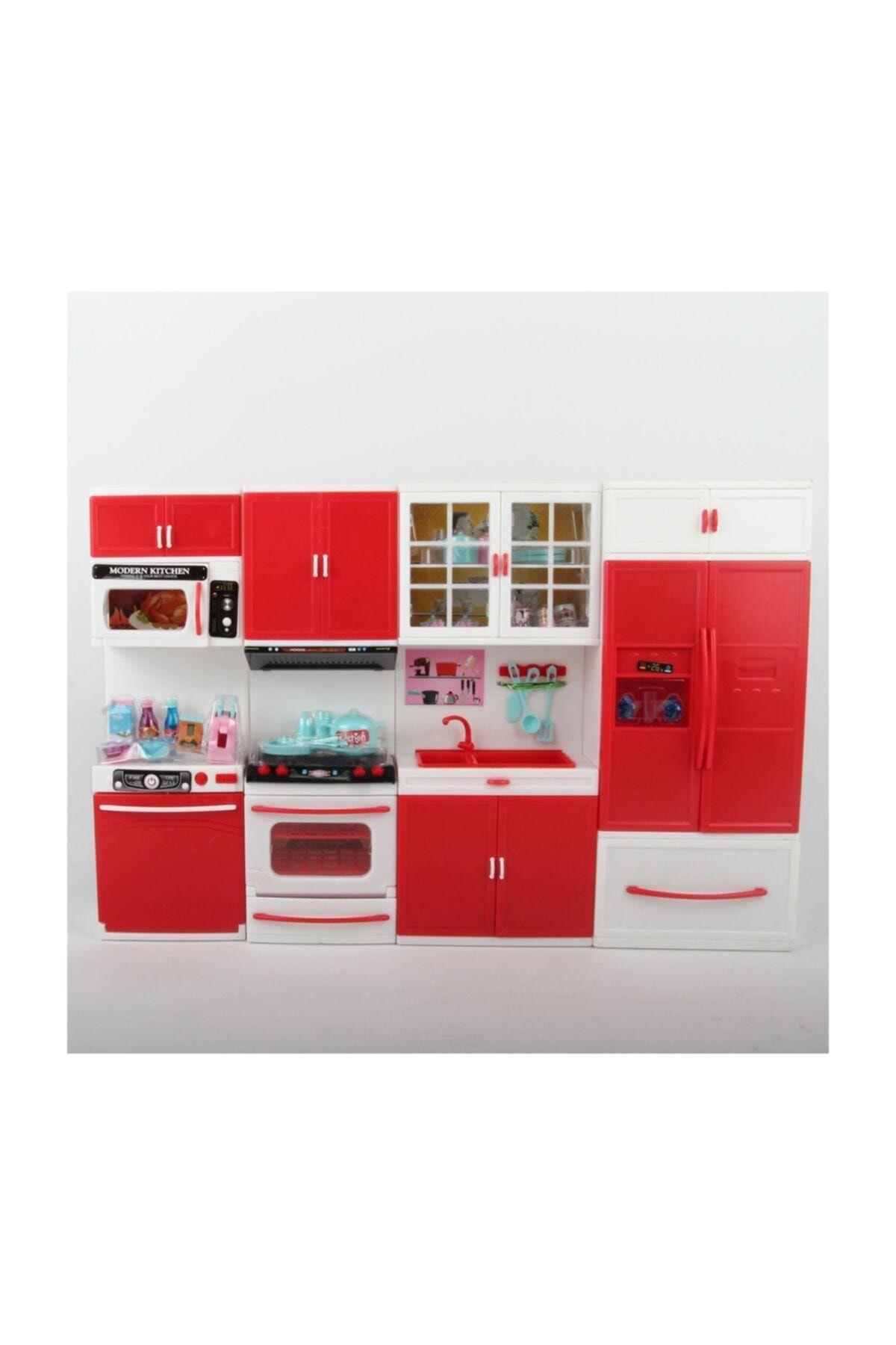 Kayyum Oyuncak Işıklı Ve Sesli Modern Mutfak Seti-Kız Rol Oyuncakları