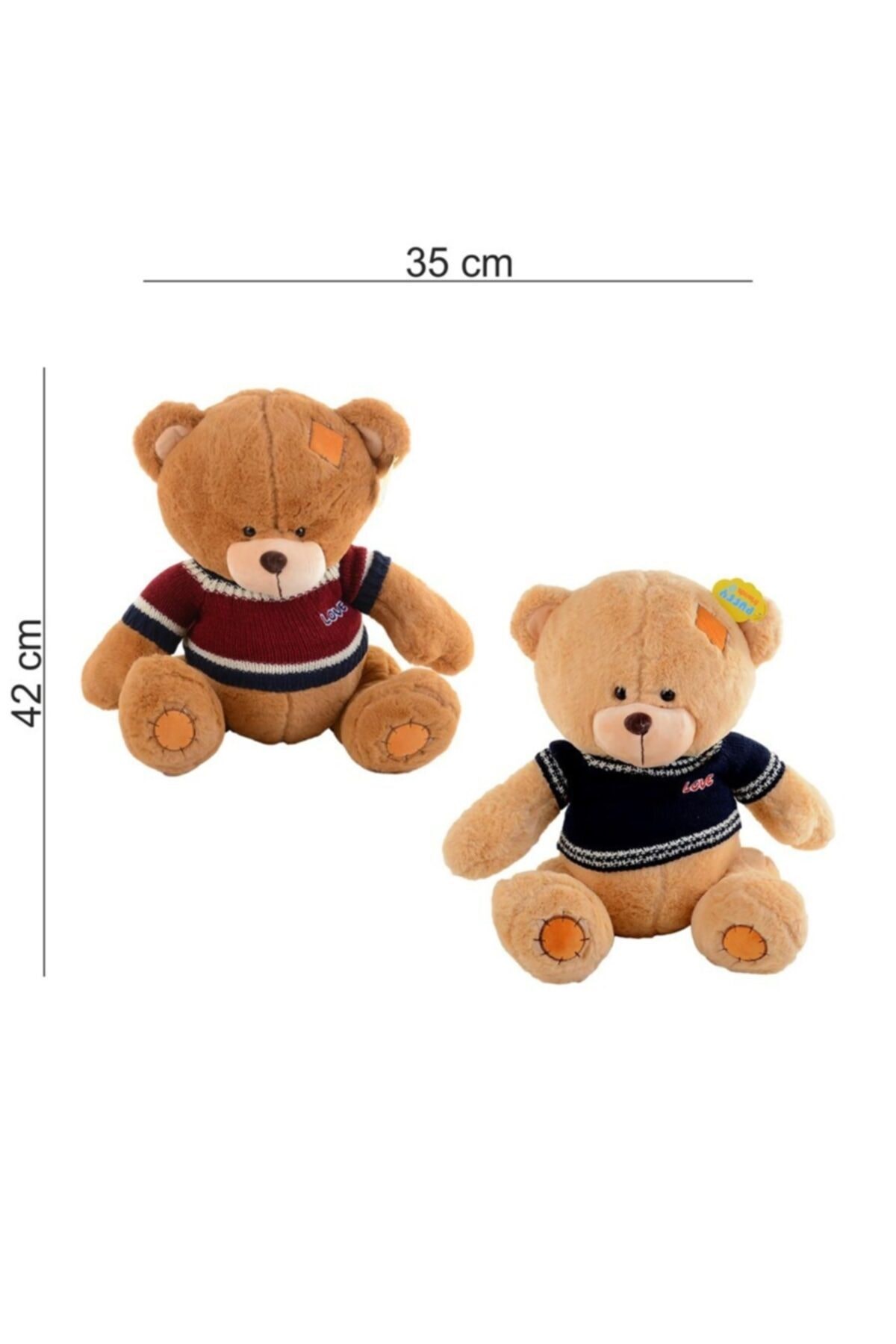 Kazaklı Peluş Ayı 42 cm-Peluş Oyuncaklar