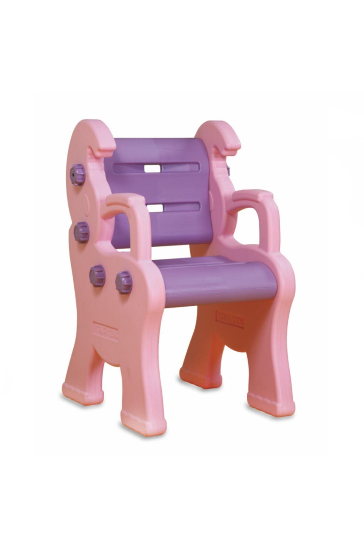 King Kids Kral Sandalye Pembe/lila-Kaydırak Salıncak Setleri