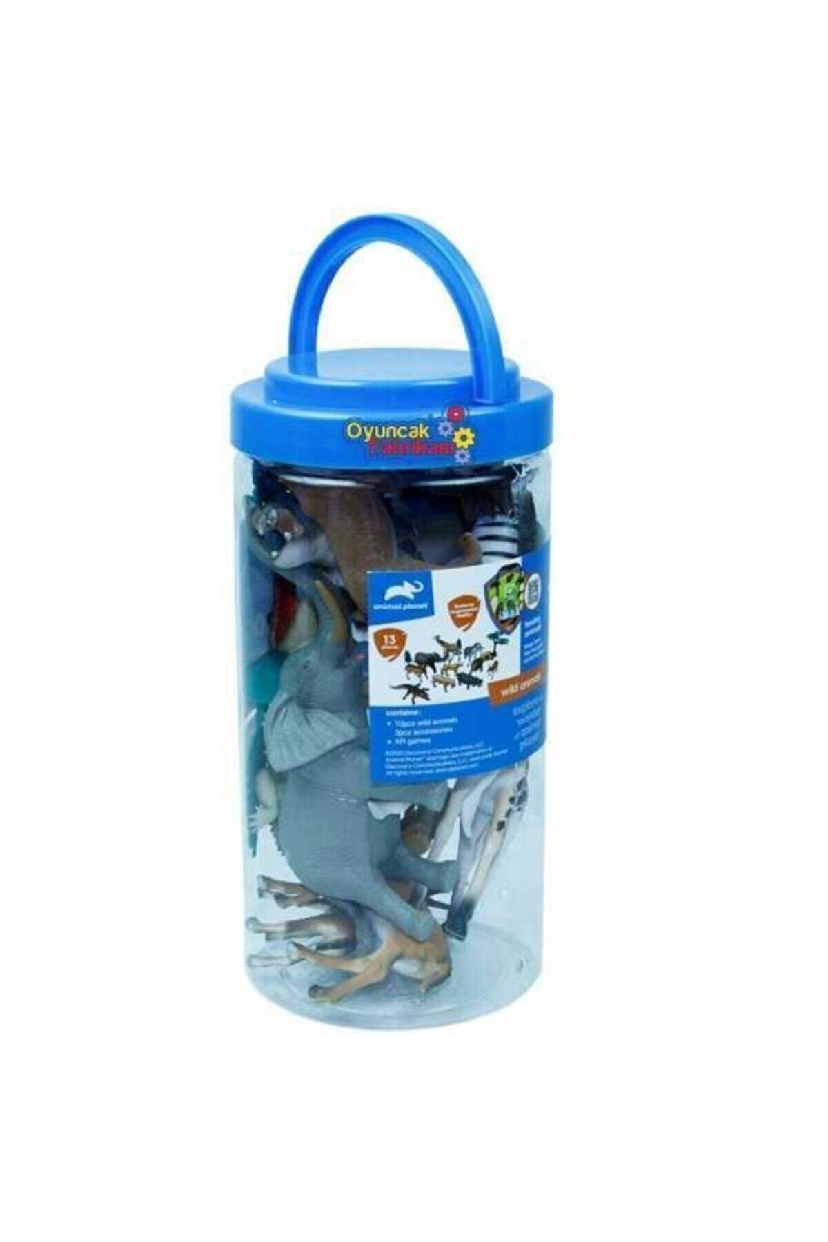 Kovada 13 Parça Vahşi Hayvan Seti-Hayvan Figürleri