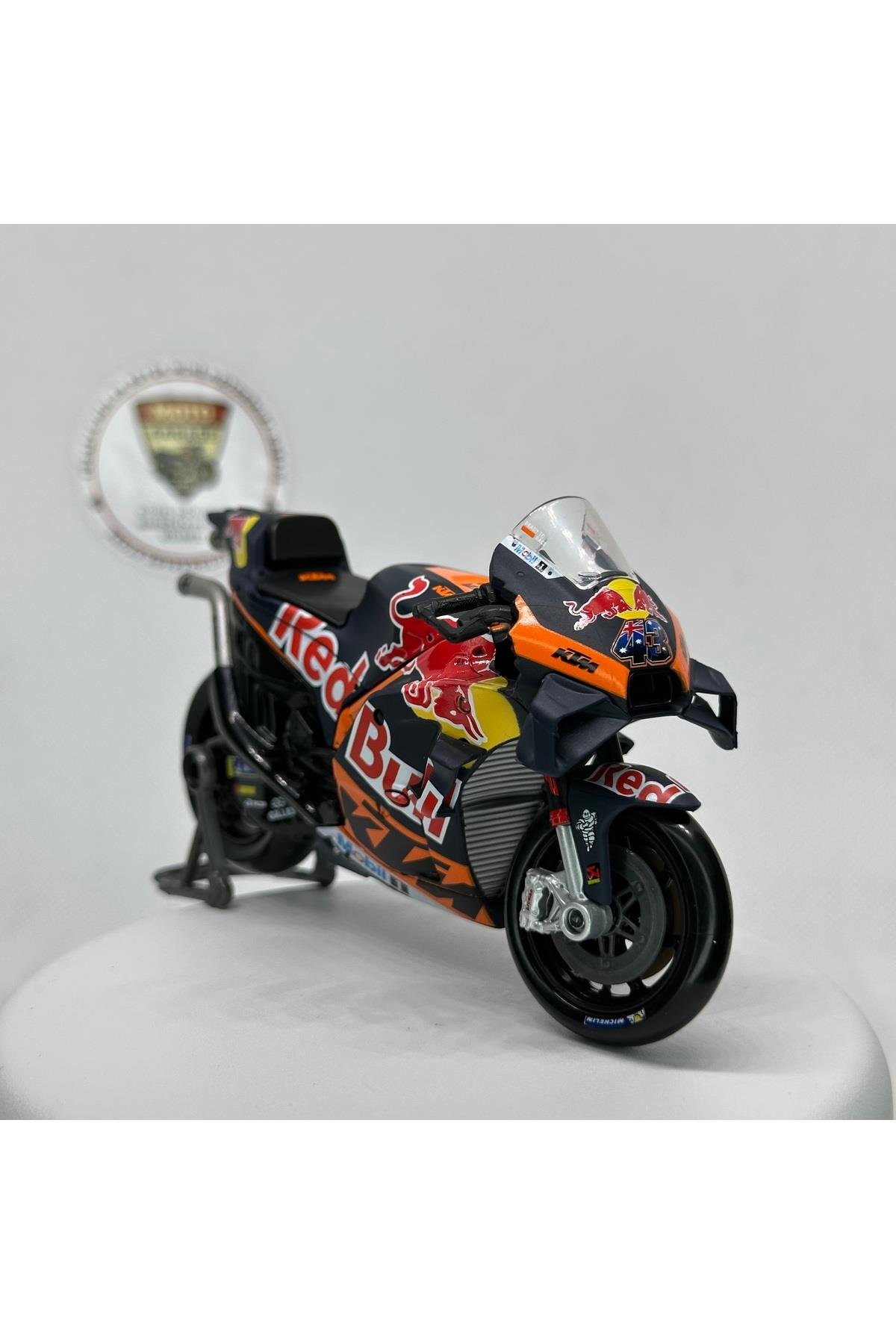KTM Red Bull RC16 MotoGP 1:18 Diecast Maket Motor – Kutulu Metal Model-Maket Araçlar