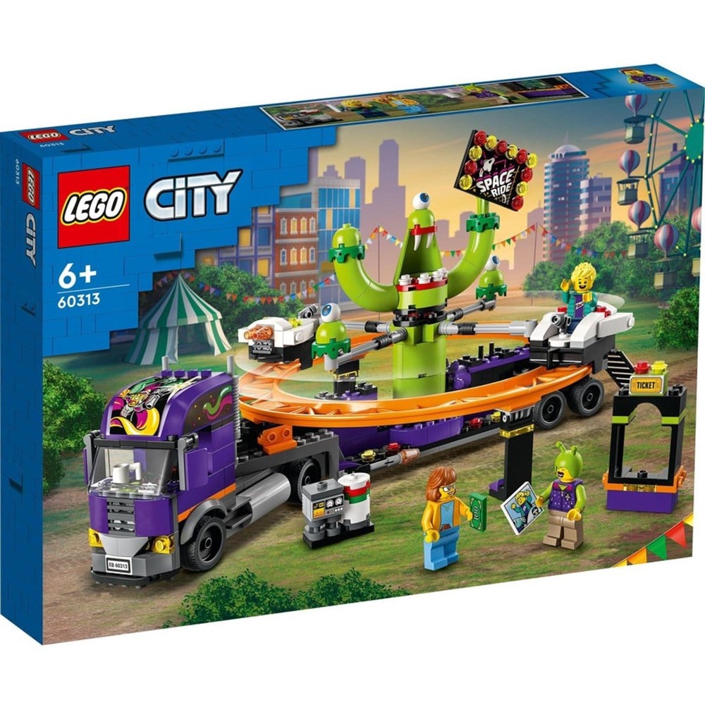 Lego City Lunapark Uzay Oyuncağı Kamyonu 60313-Lego