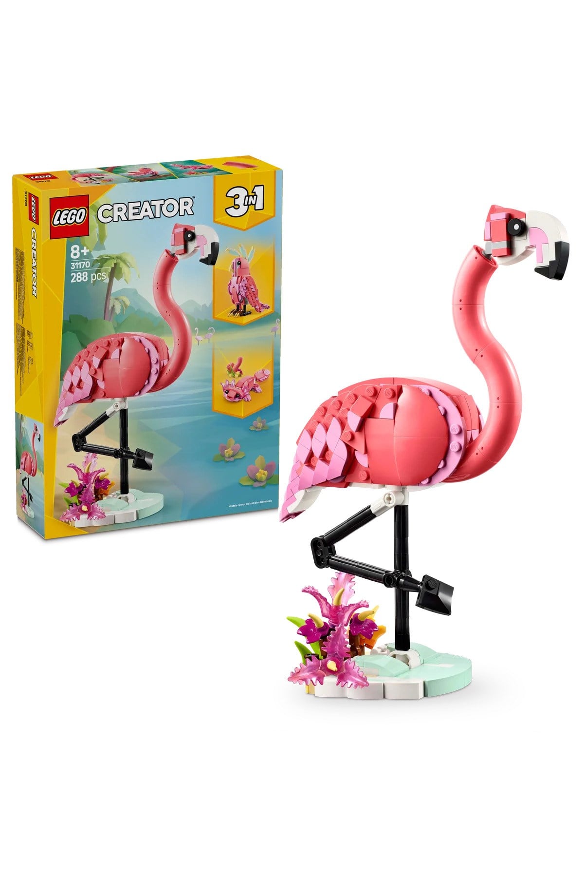 Lego Creator Vahşi Hayvanlar Pembe Flamingo 31170-Lego