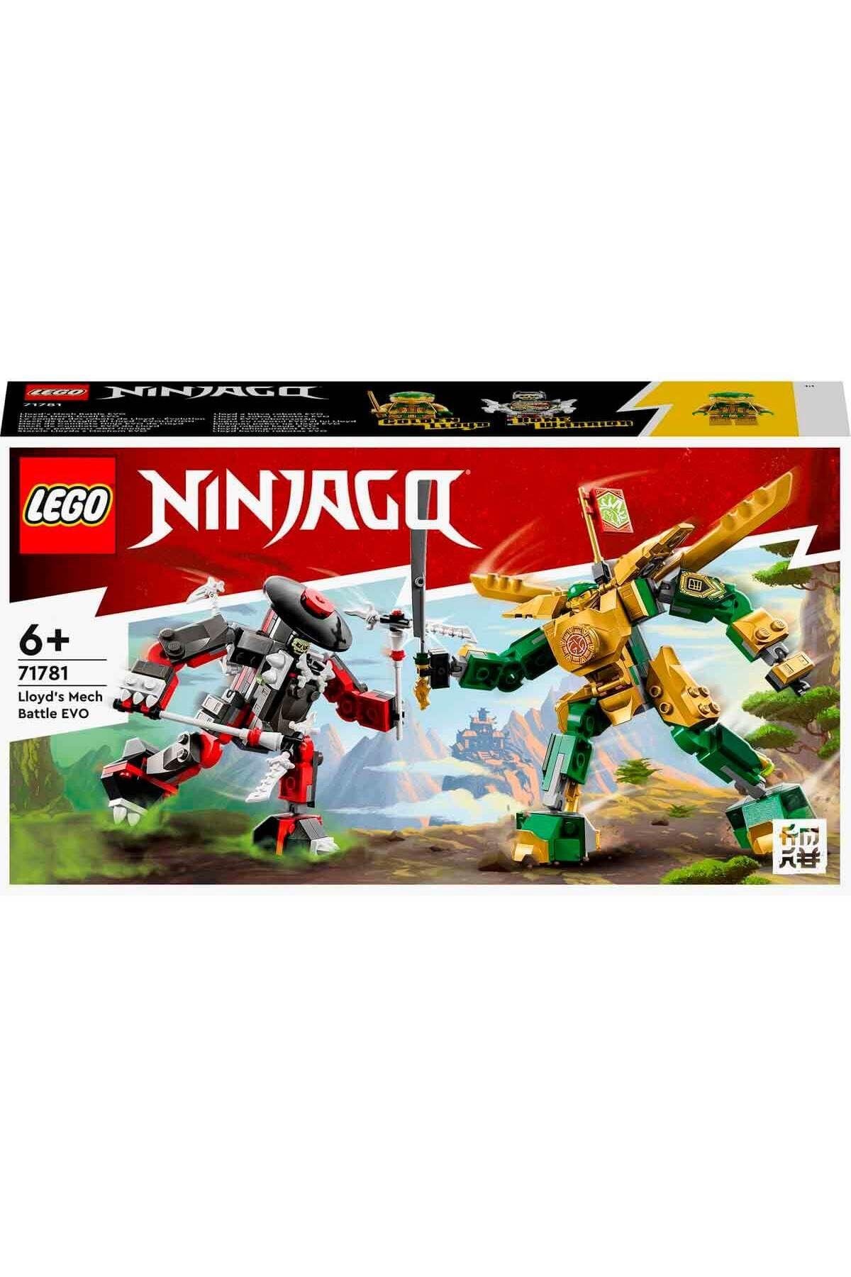 LEGO ® NINJAGO® Lloyd’un Robot Savaşı EVO 71781 - 6 Yaş ve Üzeri Çocuklar için Yapım Seti (223 Parça)-Lego