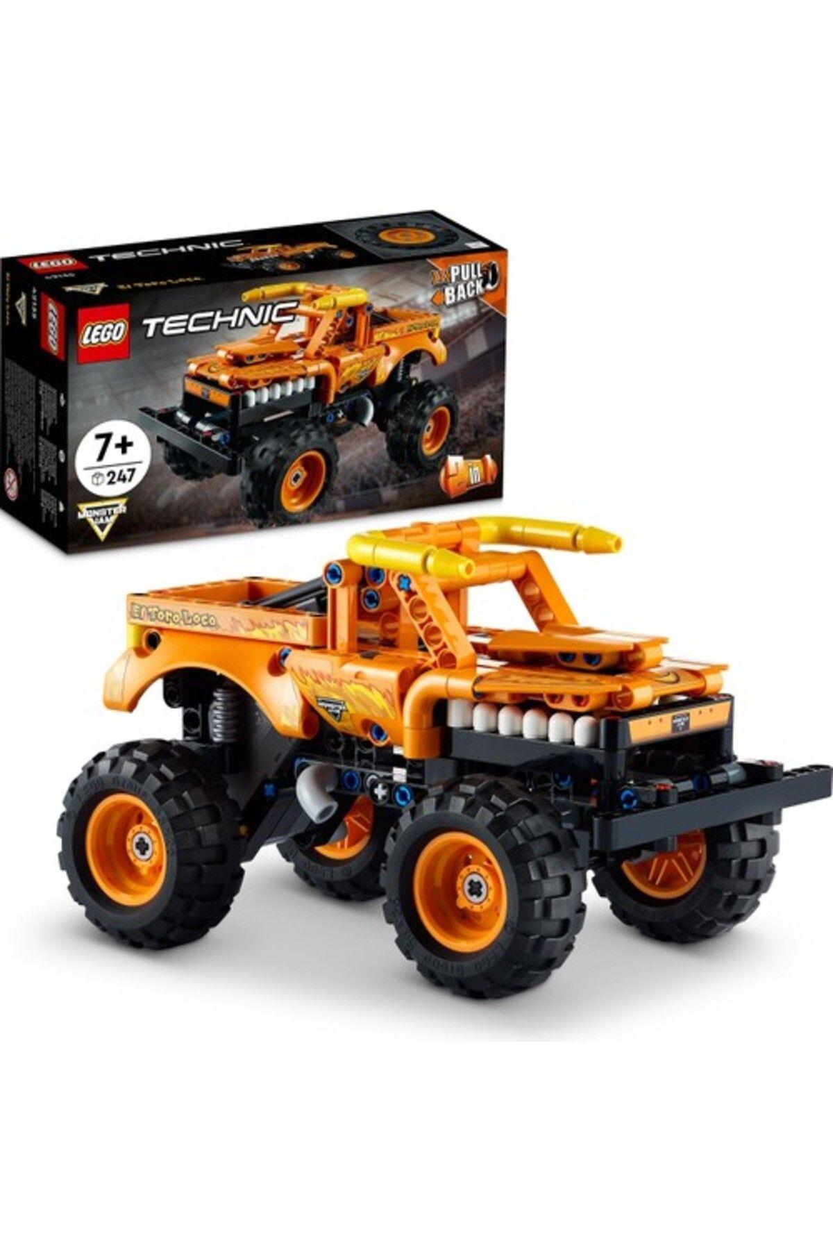 LEGO ® Technic Monster Jam™ El Toro Loco™ 42135 - Koleksiyonluk Kamyon Modeli Yapım Seti (247 Parça)-Lego Technic