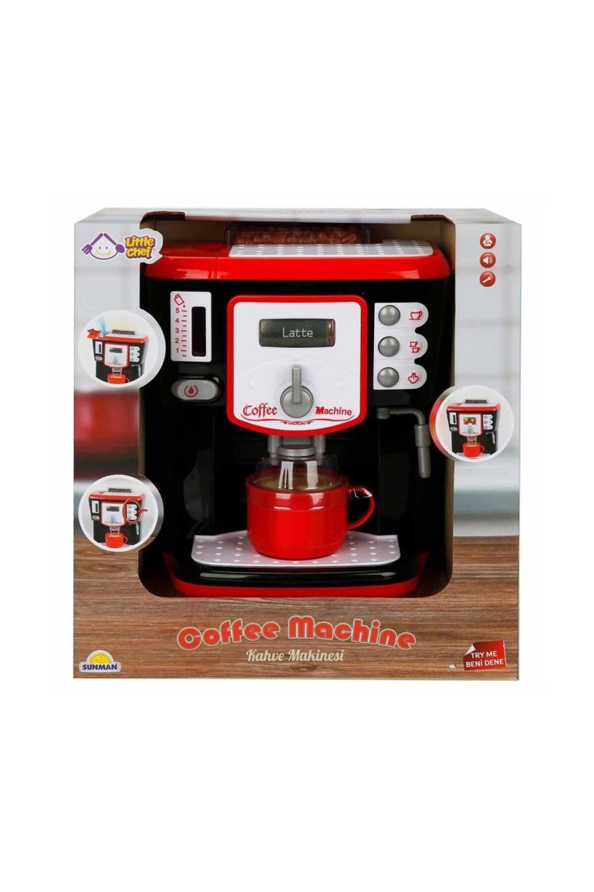 Little Chef Sesli ve Işıklı Kahve Makinesi-Eğitici Oyuncak