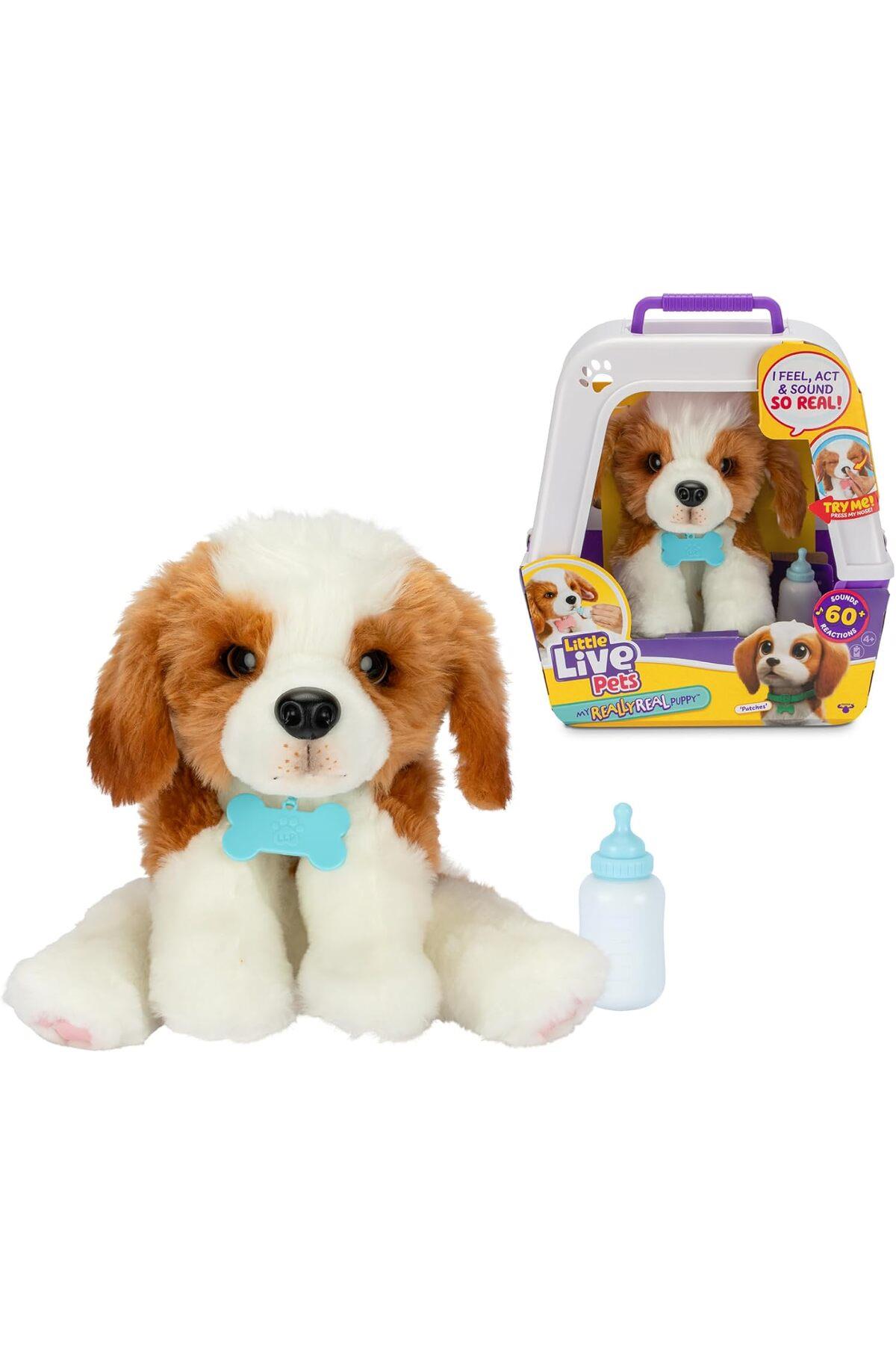 Little Live Pets Sevimli  Sesli İnteraktif Köpeğim - 60 dan Fazla Ses Çıkarıyor-Hayvan Figürleri