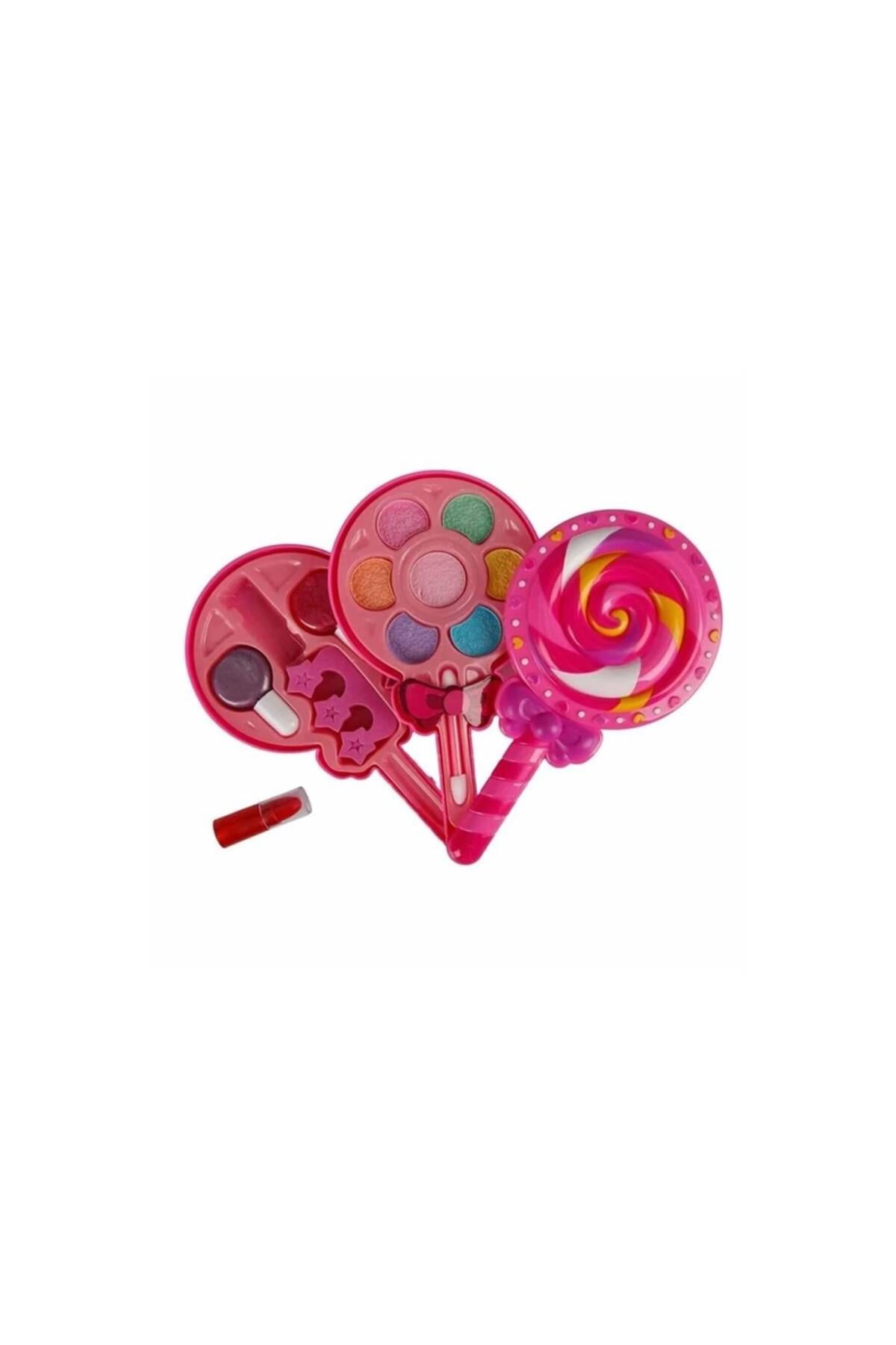 Lolipop Şekilli 2 Katlı Makyaj Güzellik Seti-Eğitici Oyuncak