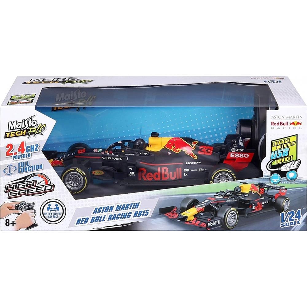 Maisto 1:24 F1 Aston Martin Red Bull RB14 R:C Daniel Ricciardo & Max Verstappen-Uzaktan Kumandalı Araçlar