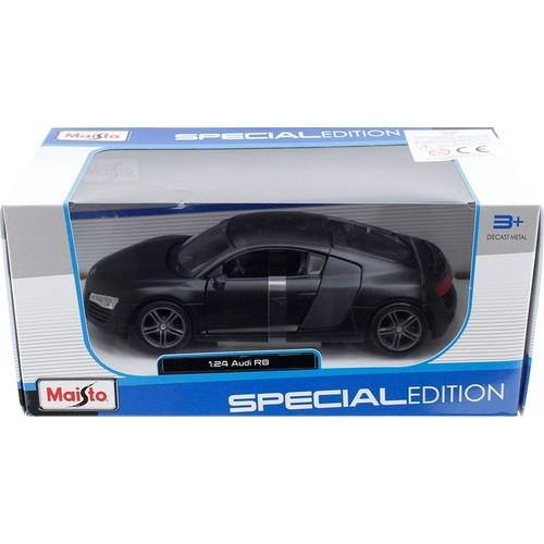 Maisto Audi R8 1:24 Model Araba Siyah-Maket Araçlar