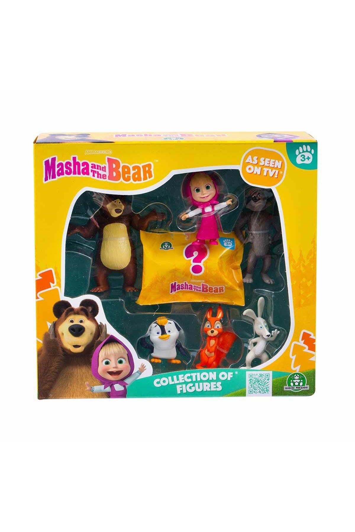 Masha &Koca Ayı Figür Seti Oyuncak-Hayvan Figürleri