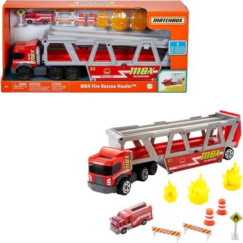 Matchbox Taşıyıcı İtfaiye Aracı Oyun Seti GWM23-Araba Garaj ve Setleri