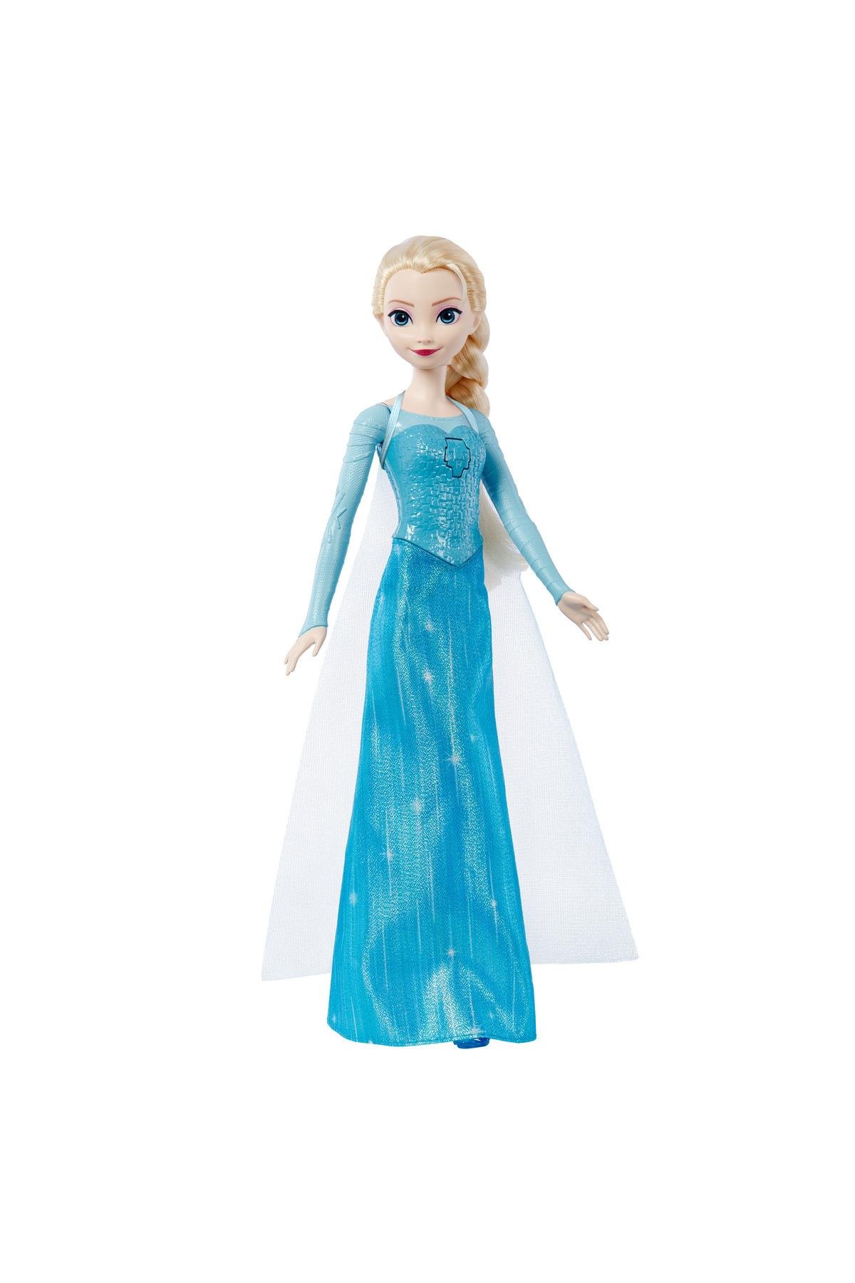 Mattel Disney Karlar Ülkesi Şarkı Söyleyen Elsa Bebek Filmdeki 'Let It Go' şarkısı ile JDX52-Oyuncak Bebekler