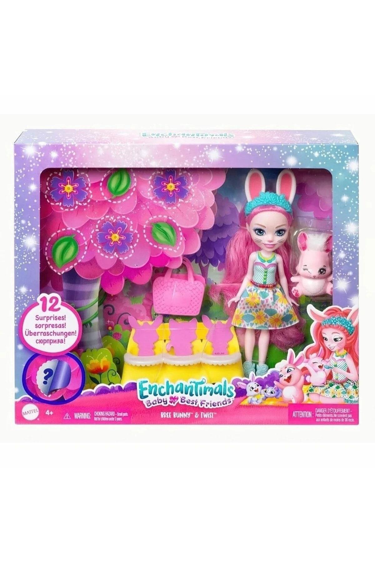 mattel Enchantimals Bestie Reveal Yakın Arkadaş Bebekler Hlk83-hlk85-Oyuncak Bebekler
